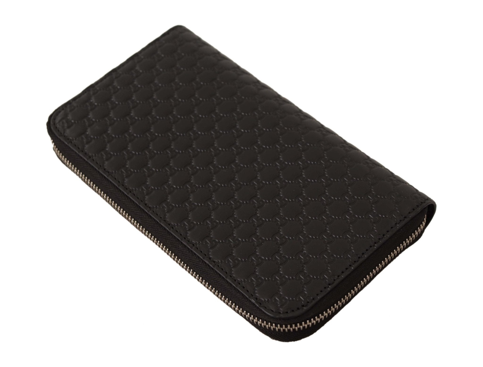 Gucci Black Wallet Microguccissima Leather Zipper wallet - Fizigo