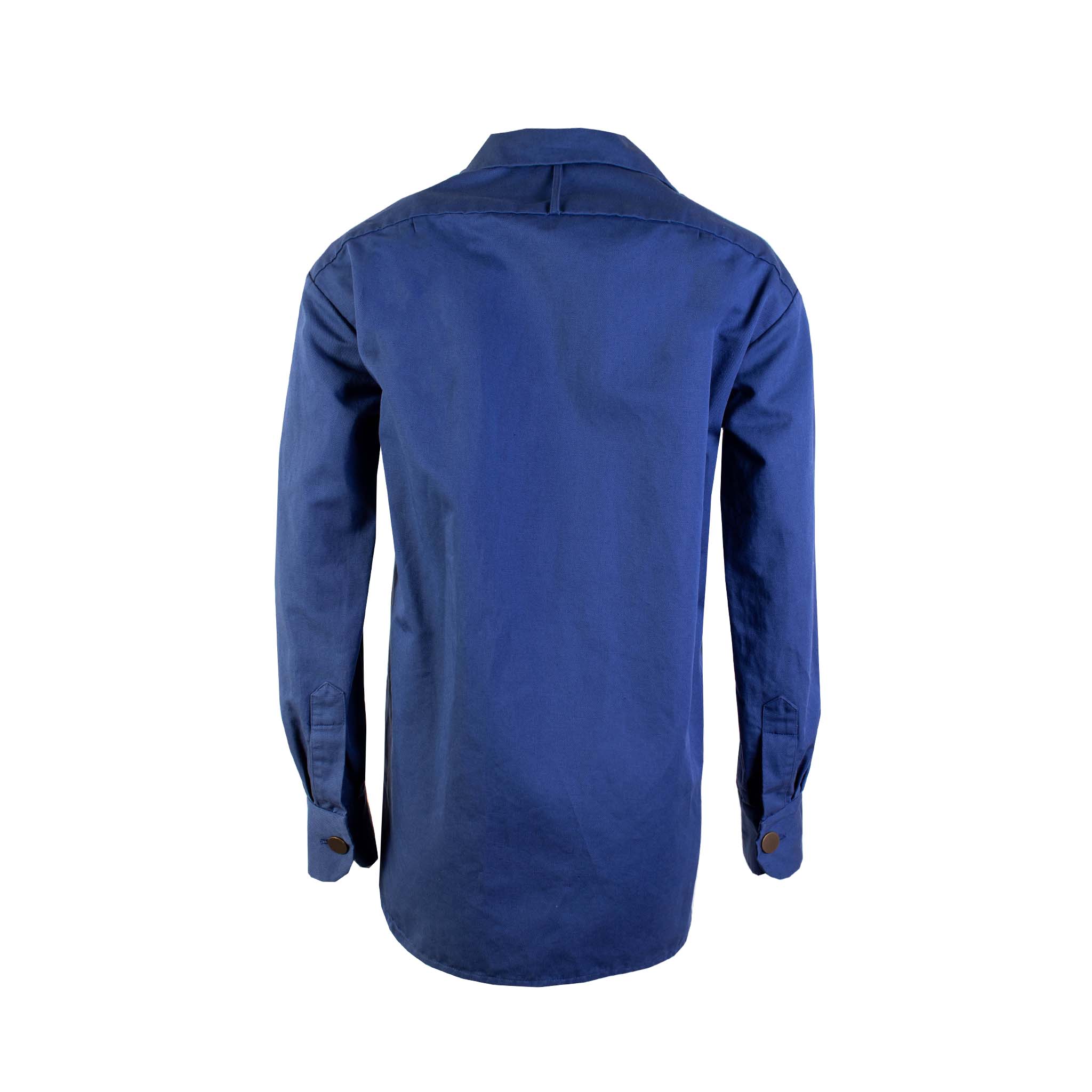 Lardini Blue Cotton Jacket 'shirt' Style - Fizigo