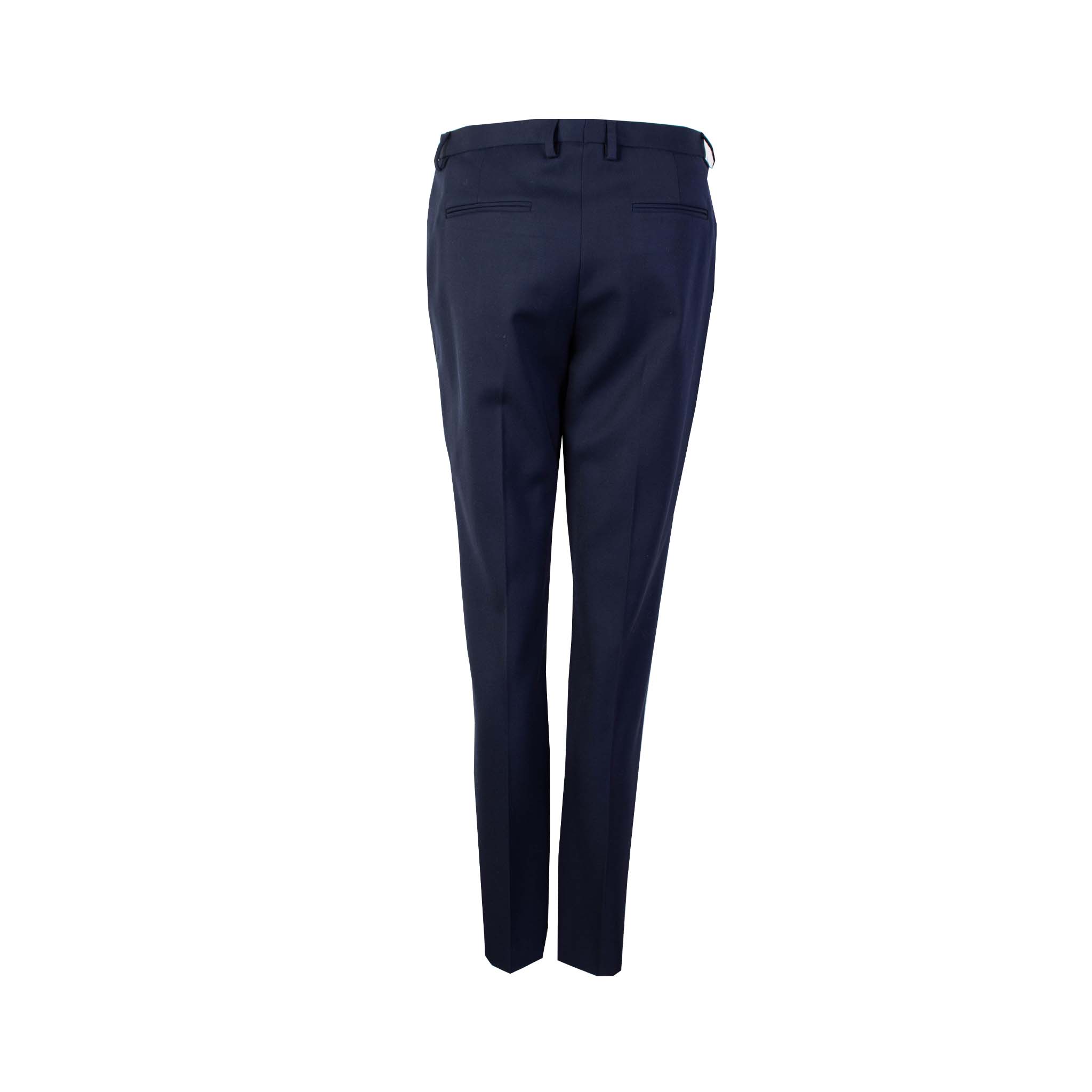 Lardini Blue Wool Trousers - Fizigo