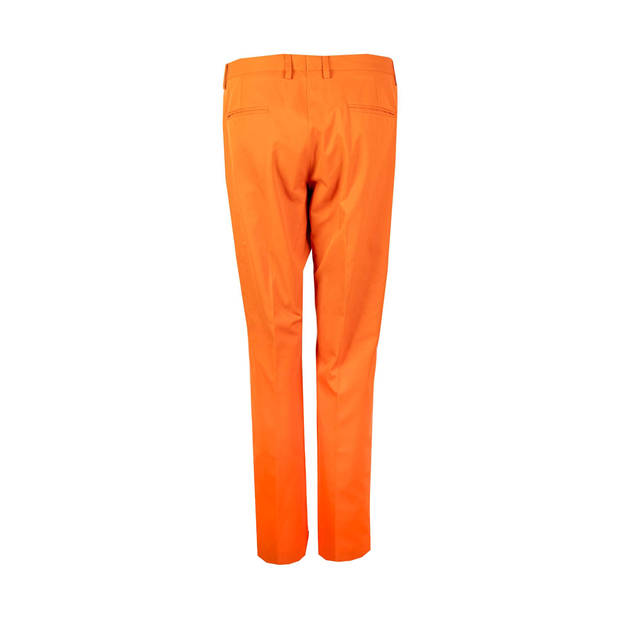 Lardini Orange Cotton Chino Trousers - Fizigo