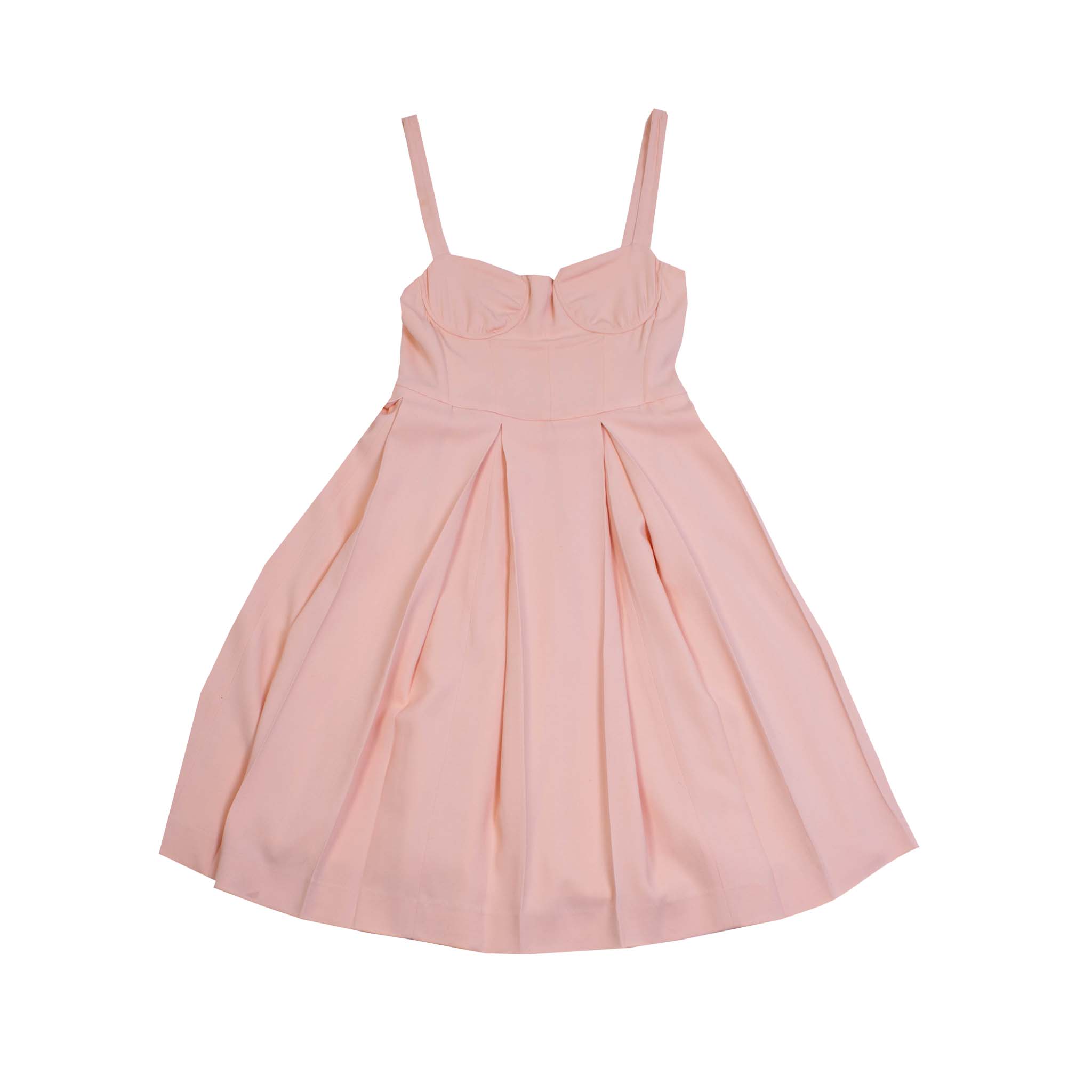 Lardini Pink Bodice Viscose dress - Fizigo