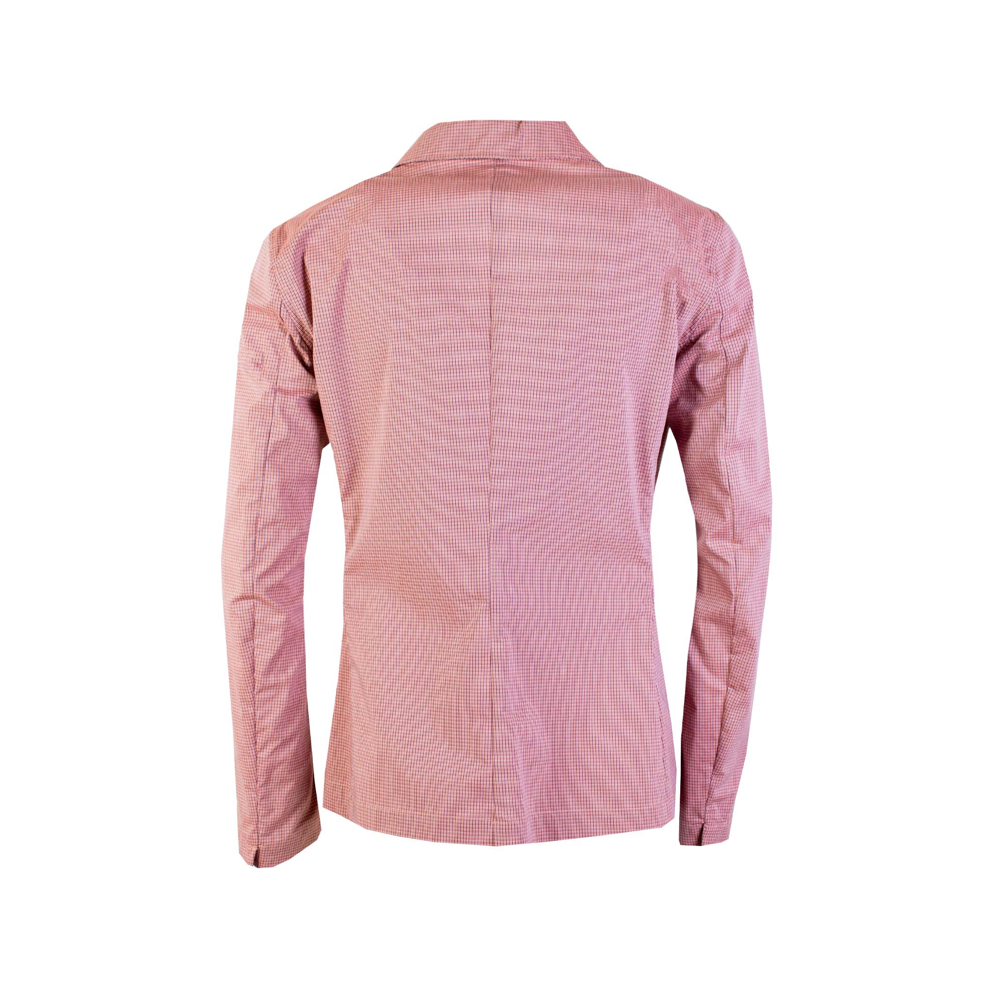 Lardini Pink Micro Check Two Button Jacket - Fizigo