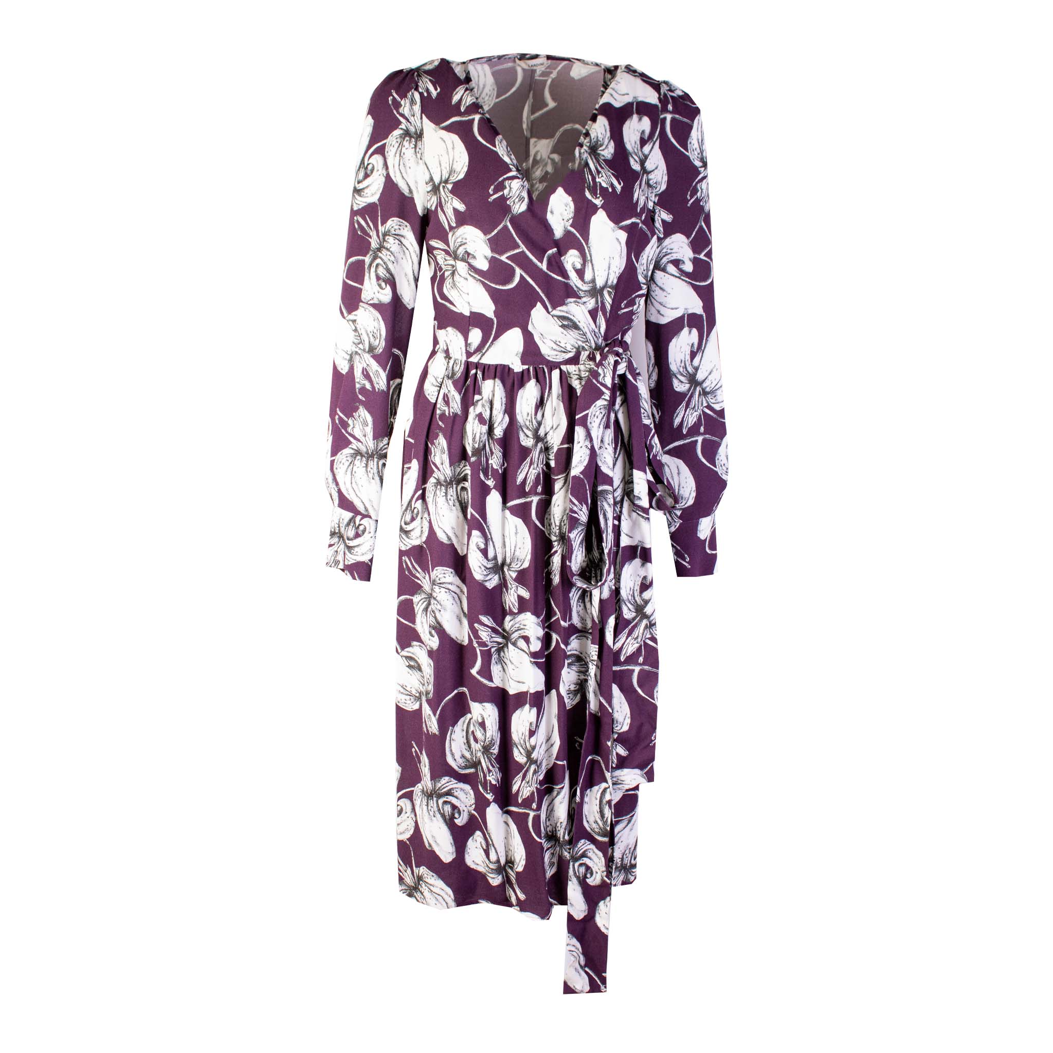 Lardini Purple Printed Dress - Fizigo