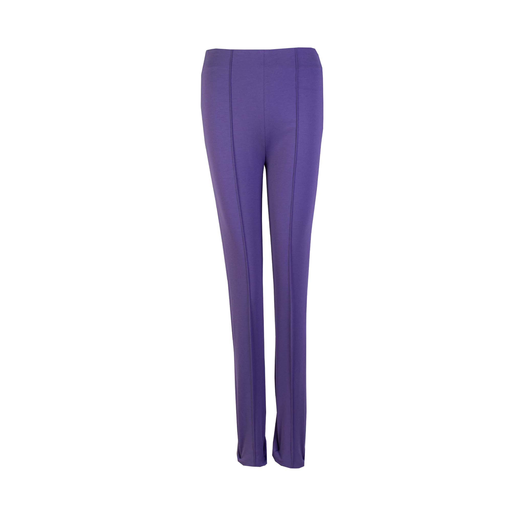 Lardini Viscose Purple Jodpurs Style Trousers - Fizigo