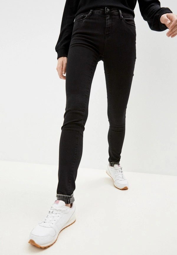 Love Moschino Black Cotton Jeans & Pant - Fizigo