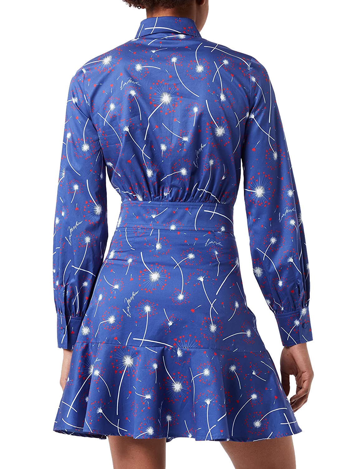 Love Moschino Blue Cotton Dress - Fizigo