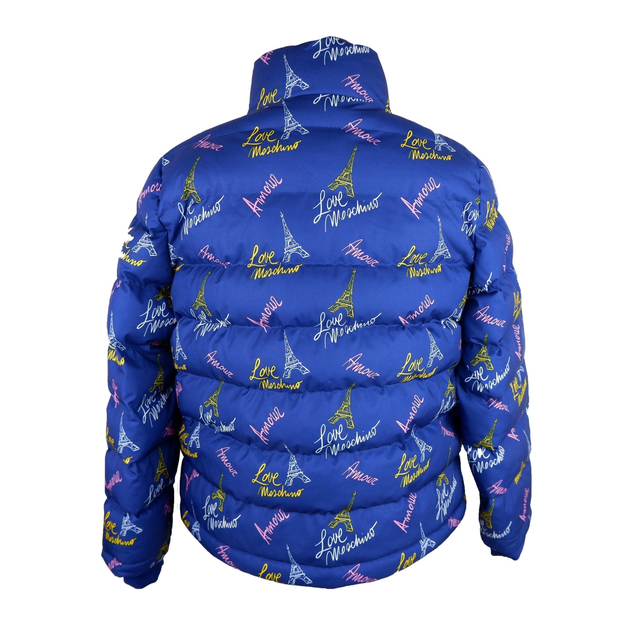 Love Moschino Blue Polyester Jackets & Coat - Fizigo