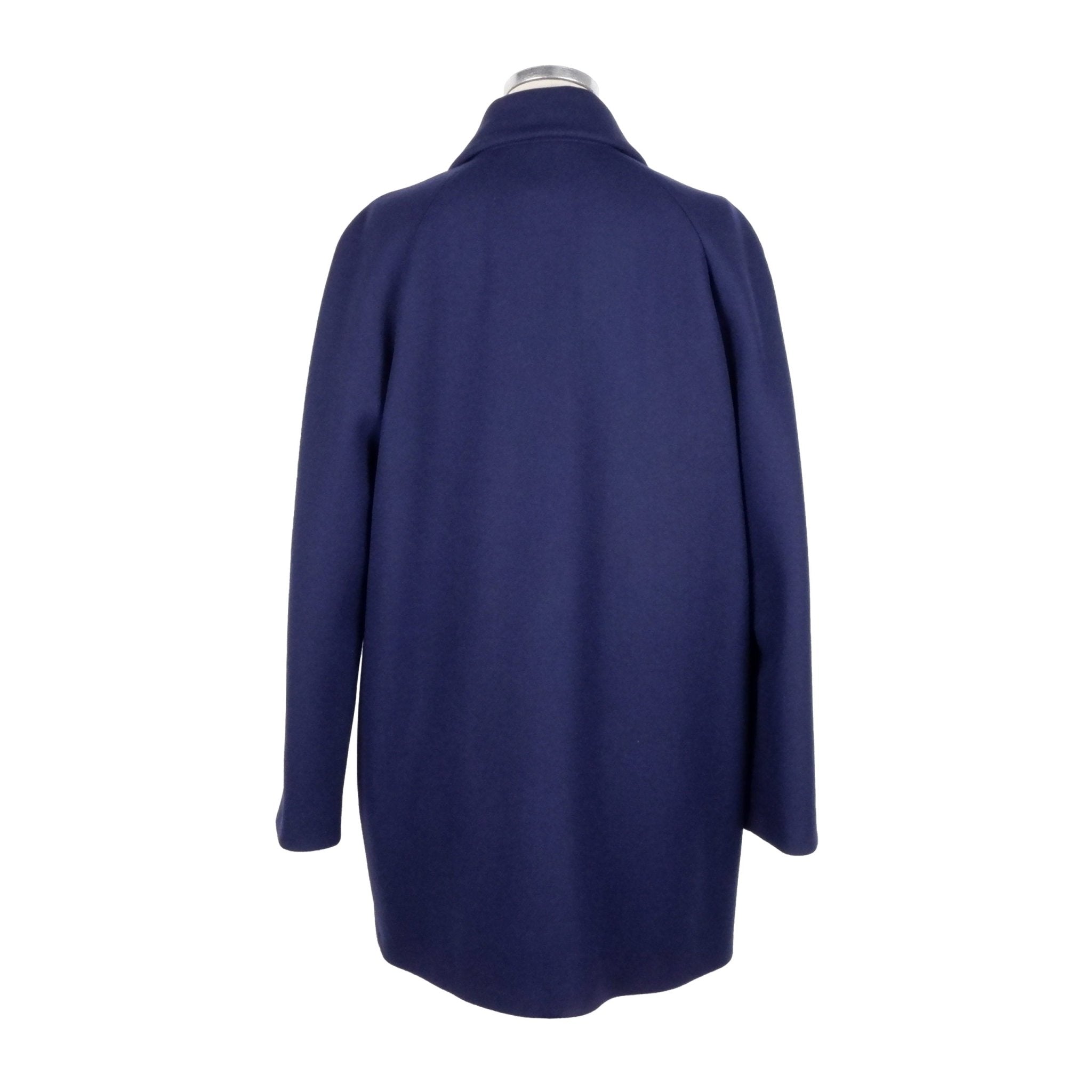 Love Moschino Blue Wool Jackets & Coat - Fizigo