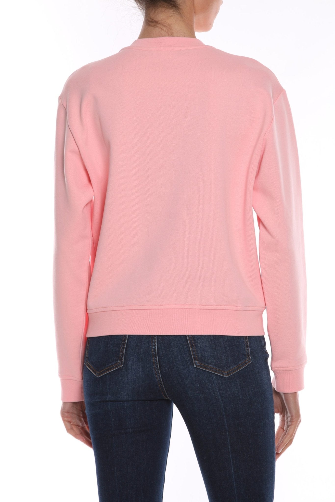 Love Moschino Pink Cotton Sweater - Fizigo