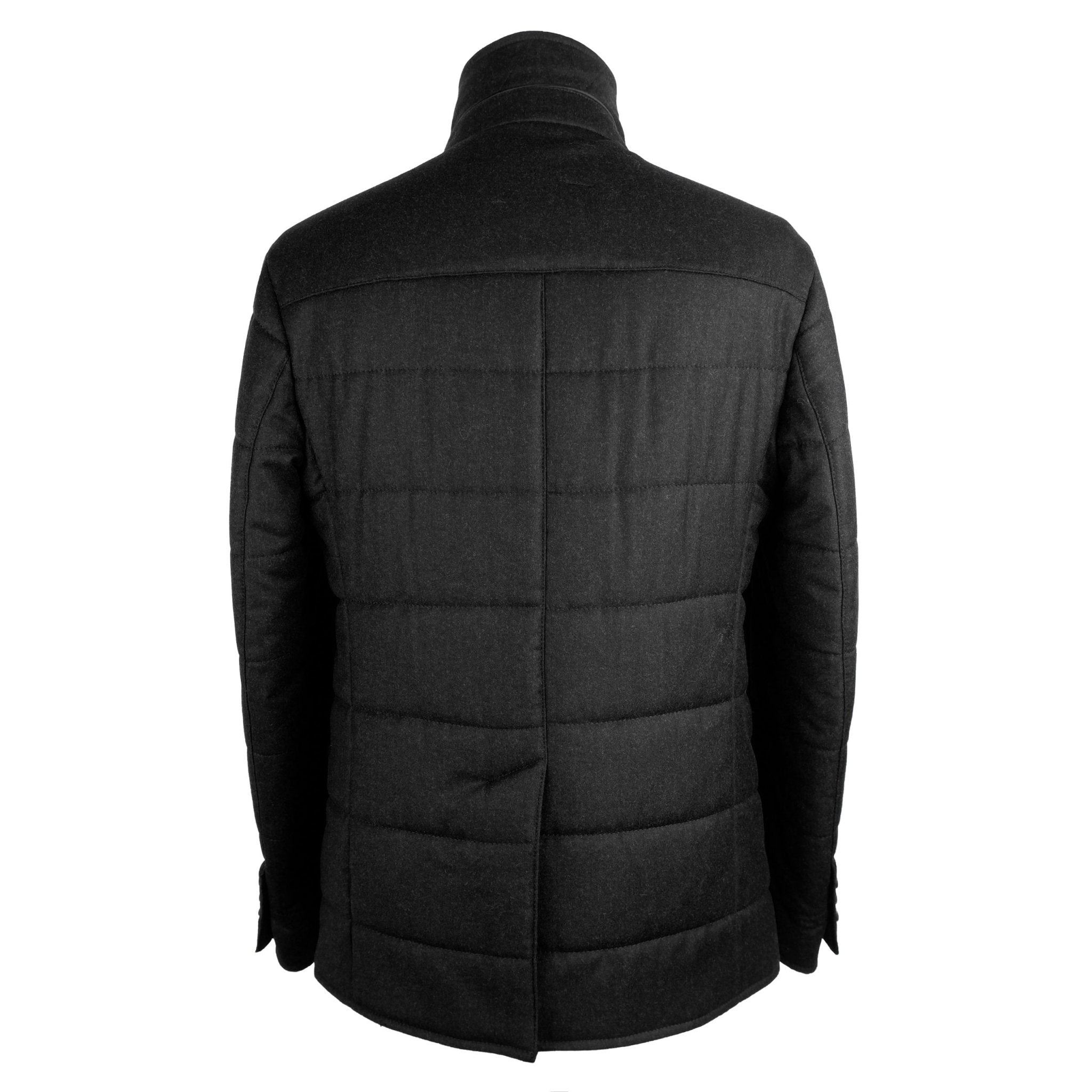 Made in Italy Black Wool Jacket - Fizigo