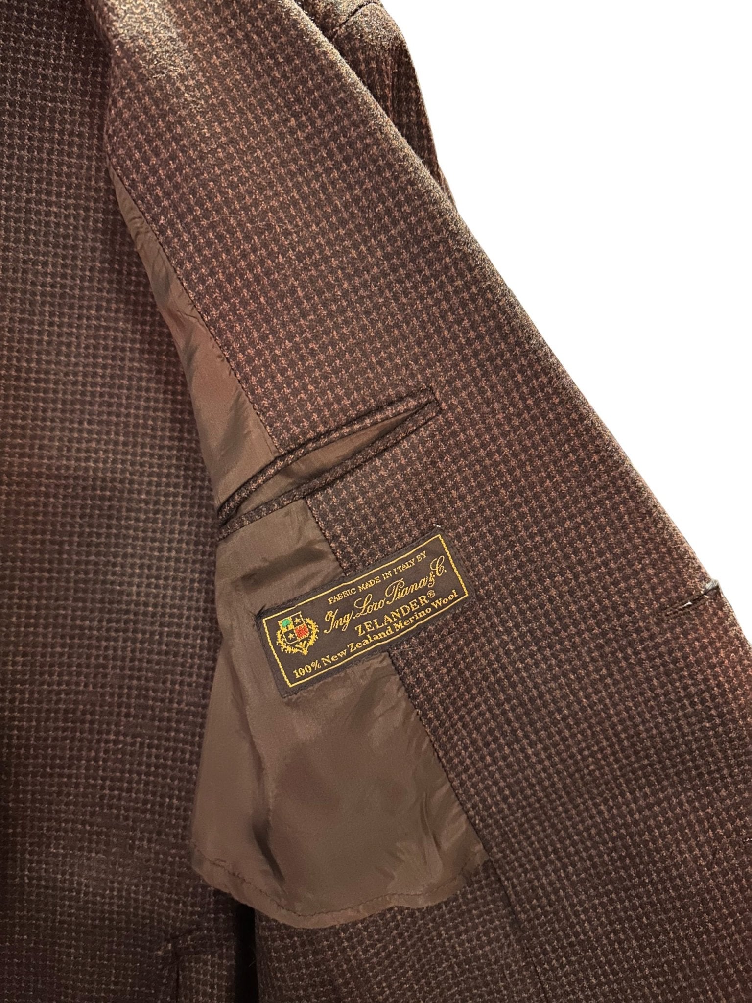 Made in Italy Brown Wool Blazer - Fizigo