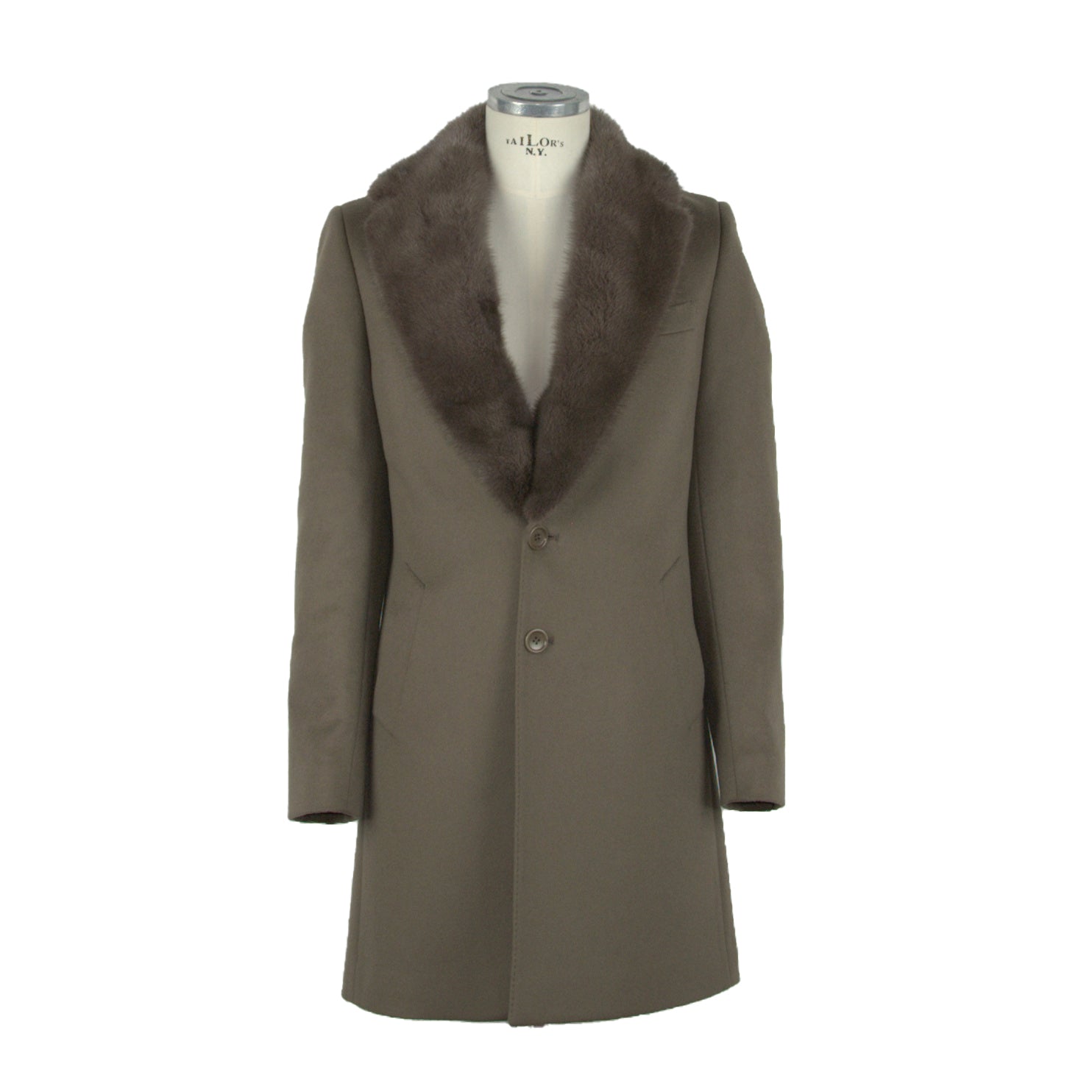 Made in Italy Brown Wool Jacket - Fizigo