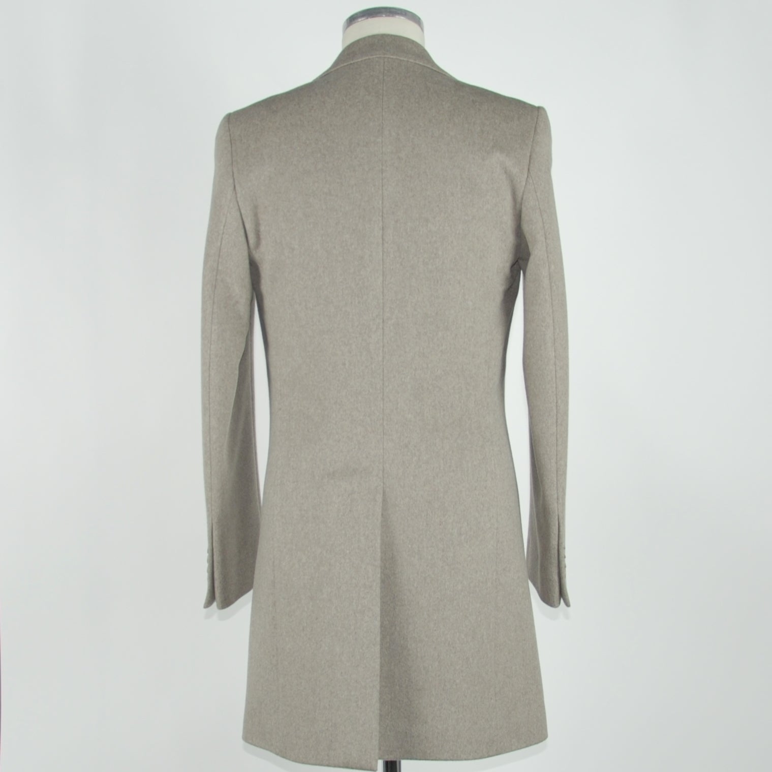 Made in Italy Grey Wool Jacket - Fizigo