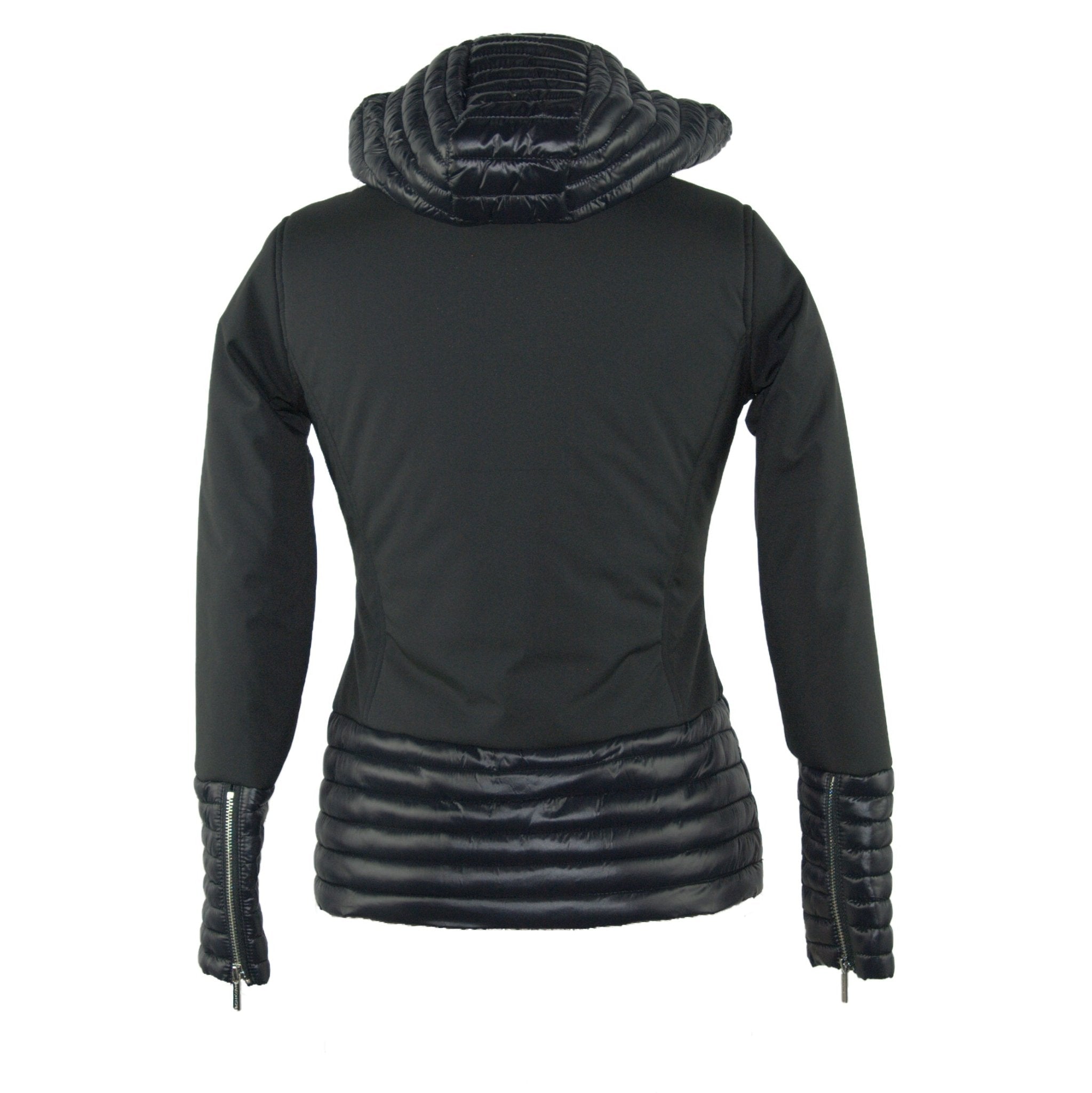Maison Espin Black Polyester Jackets & Coat - Fizigo