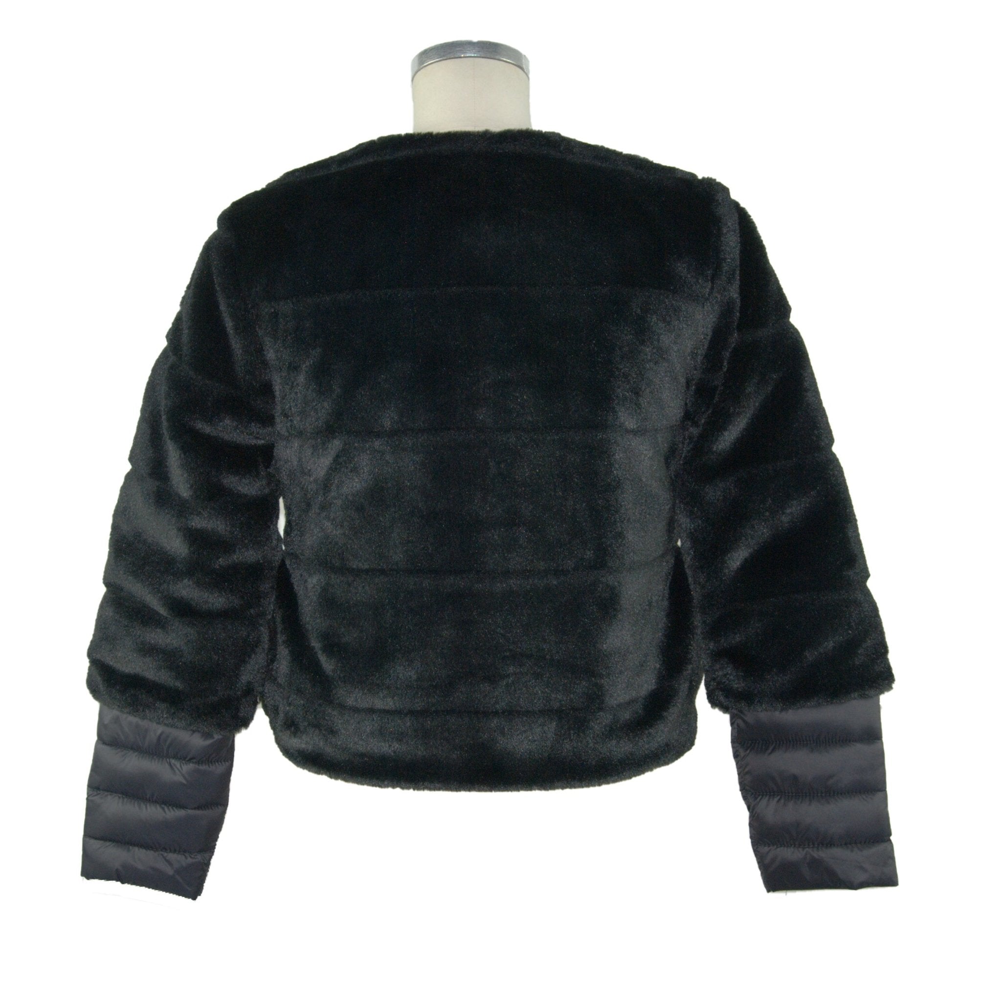 Maison Espin Black Polyester Jackets & Coat - Fizigo