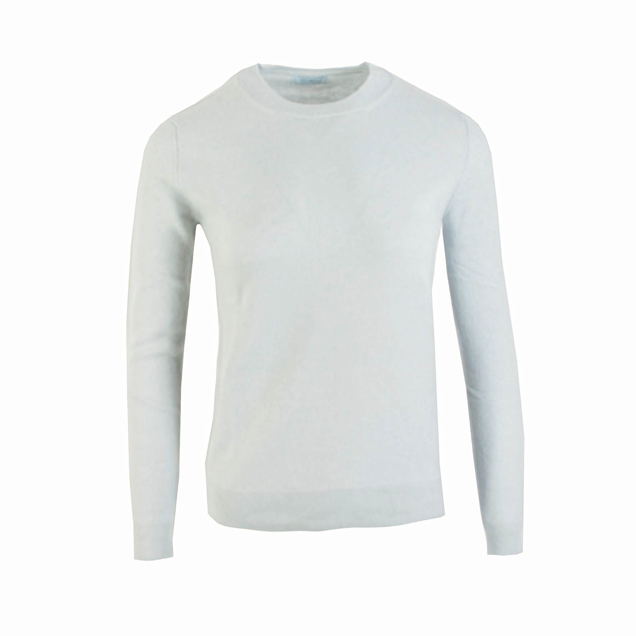 Malo Light blue Cashmere Crewneck Sweater - Fizigo