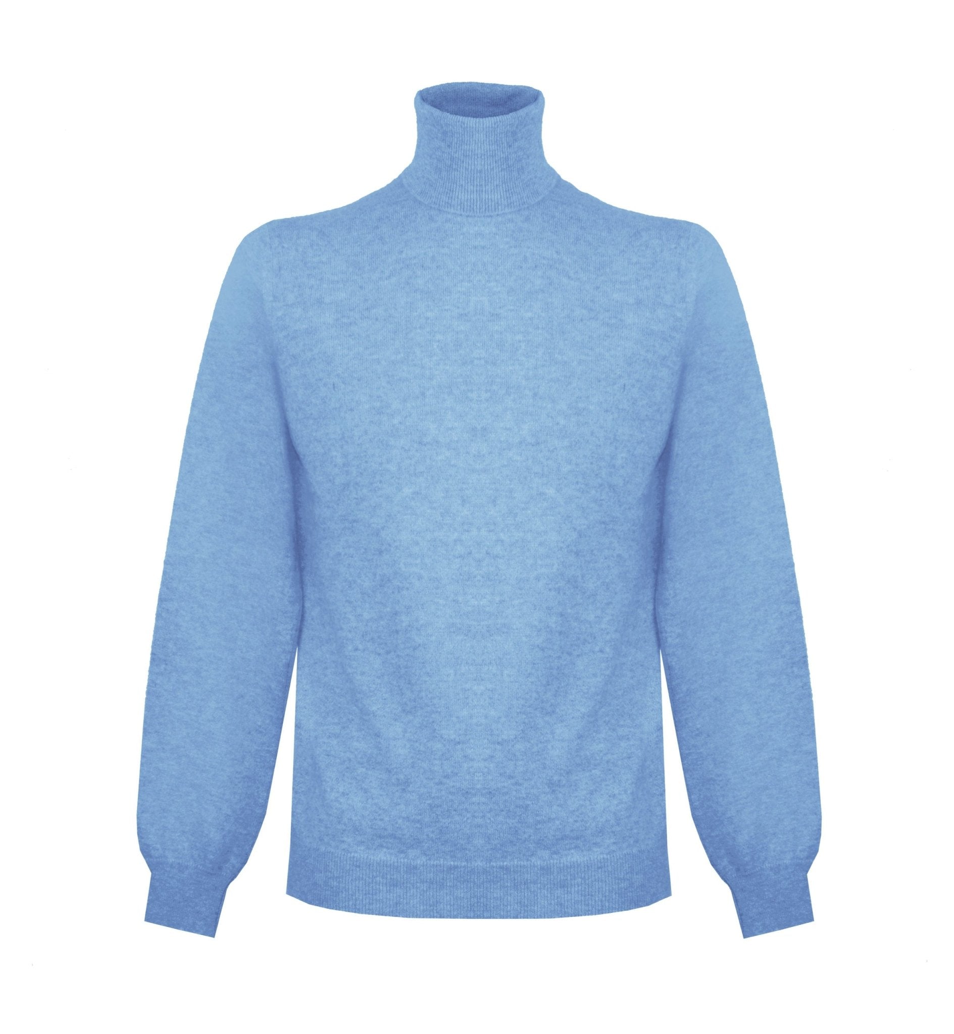 Malo Light Blue Cashmere Sweater - Fizigo