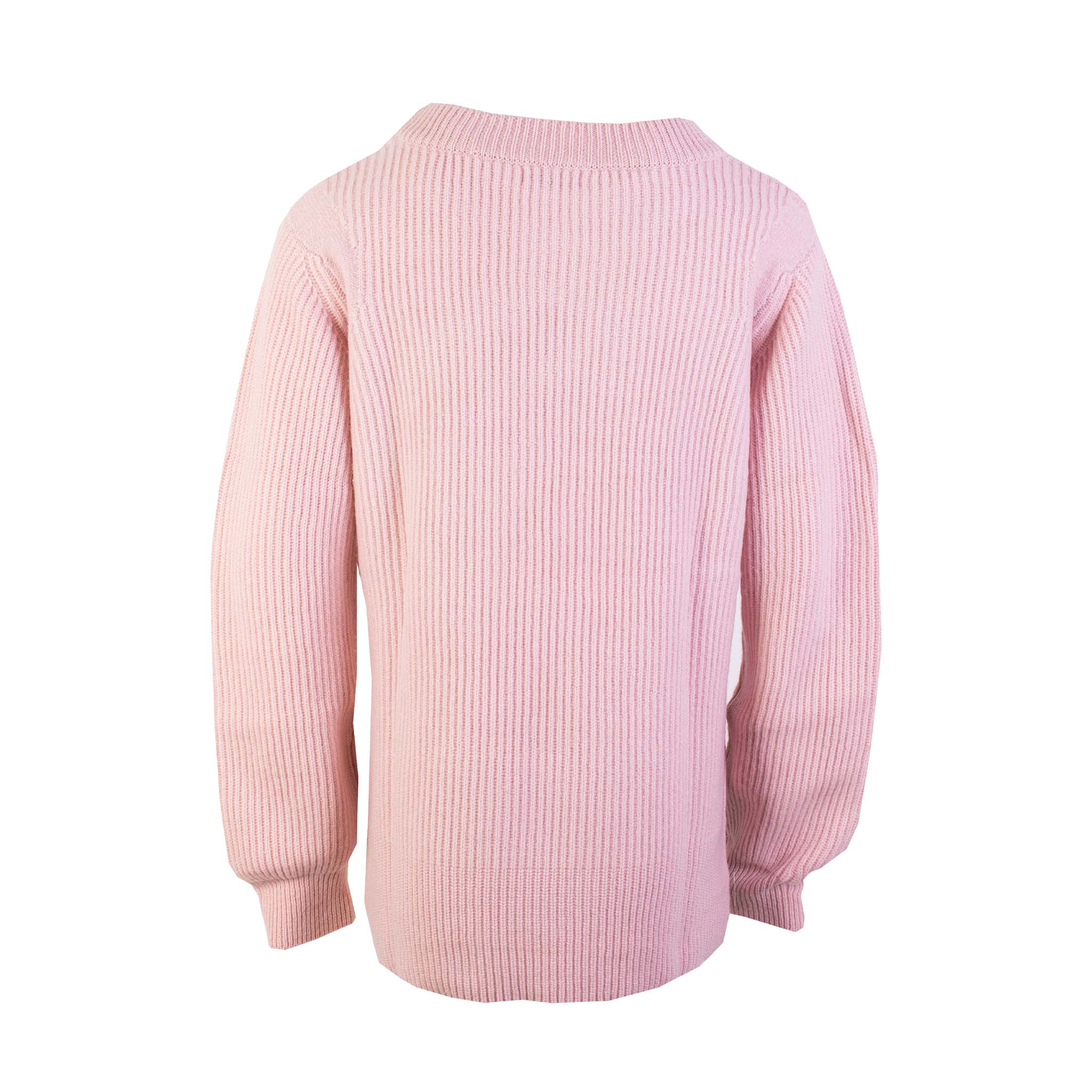 Malo Pink Ribbed Cashmere Sweater - Fizigo