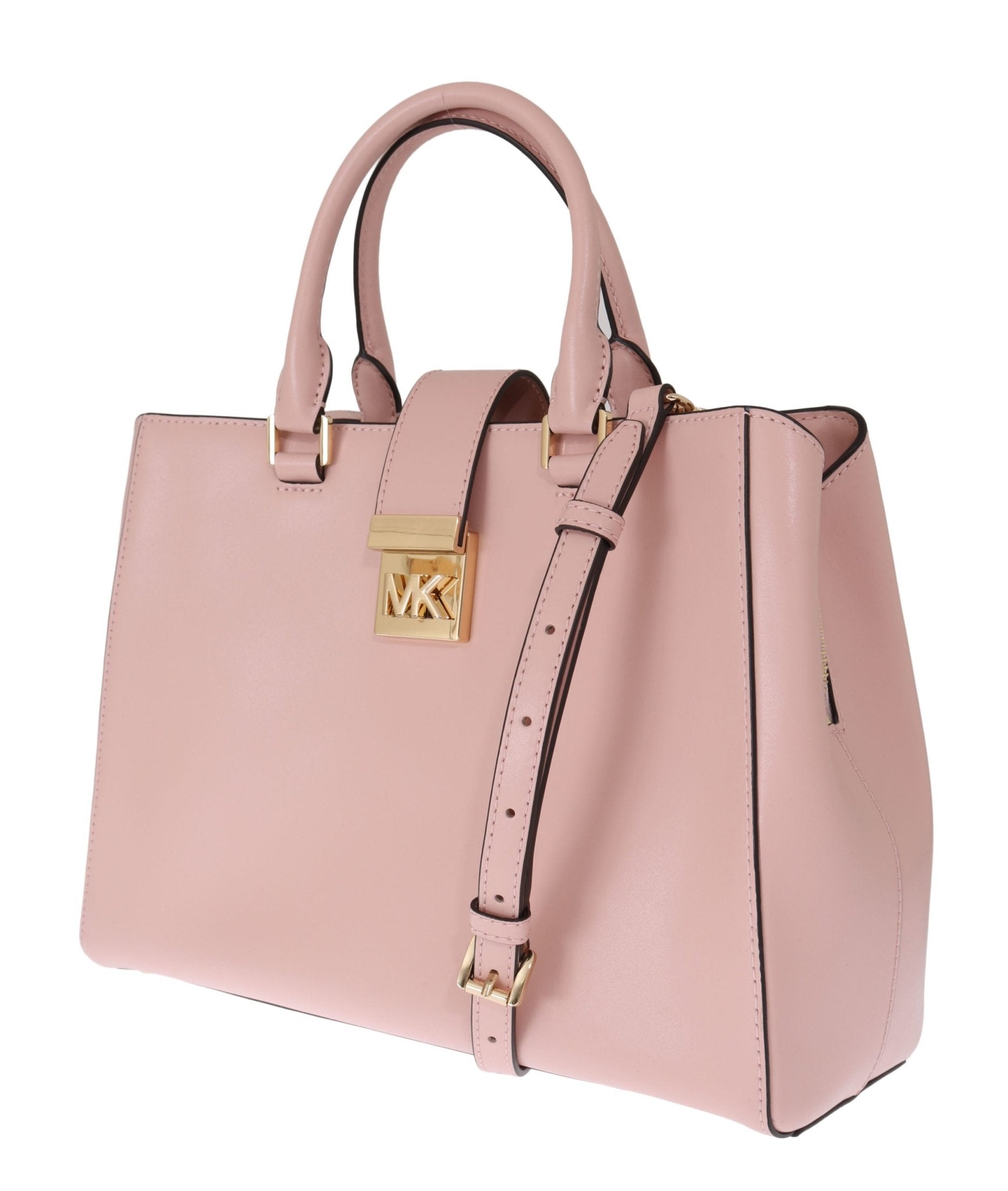 Michael Kors Pink MINDY Leather Shoulder Bag - Fizigo