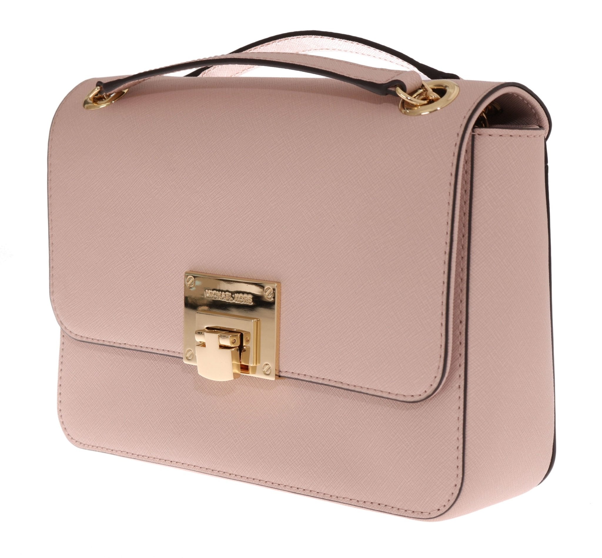 Michael Kors Pink Tina Leather Shoulder Bag - Fizigo