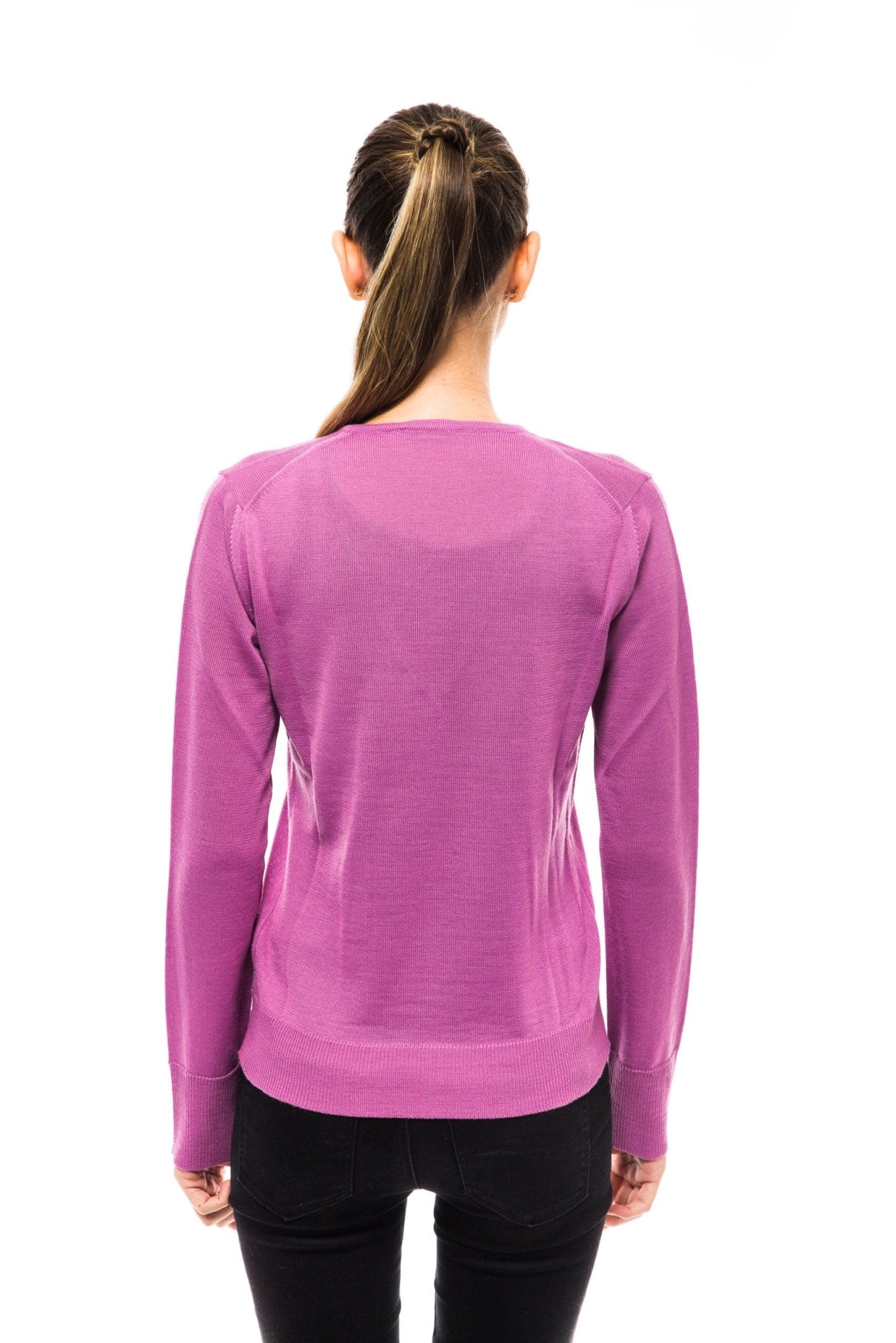 Montana Blu Pink Wool Sweater - Fizigo