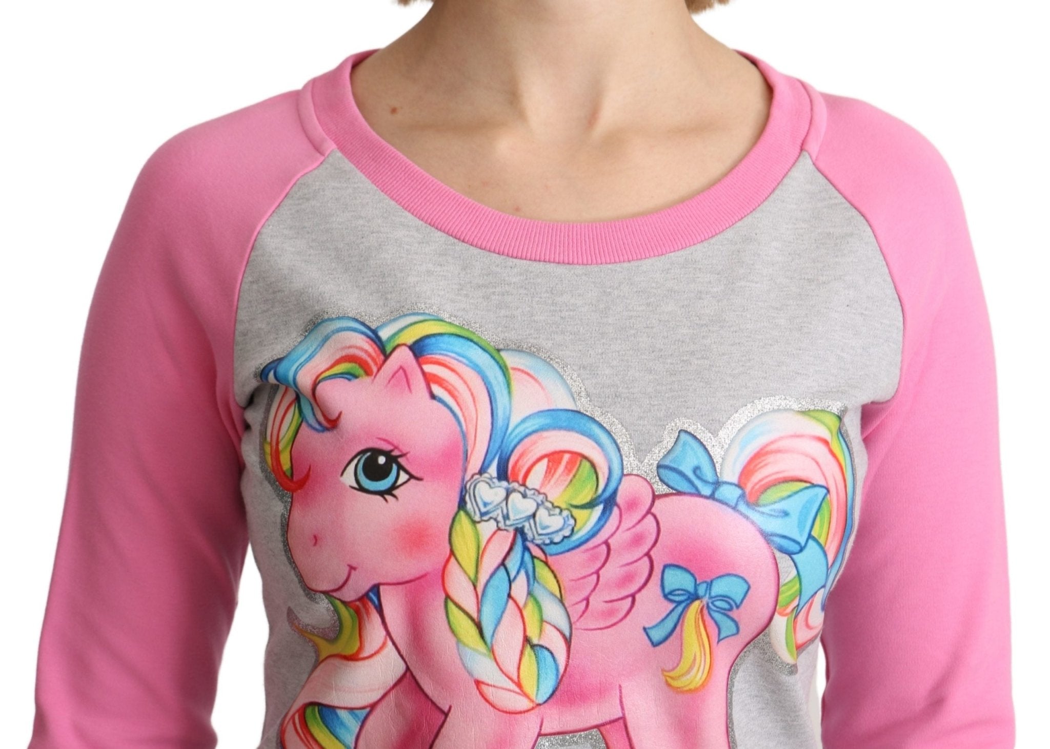 Moschino Gray My Little Pony Top Sweater Dress - Fizigo