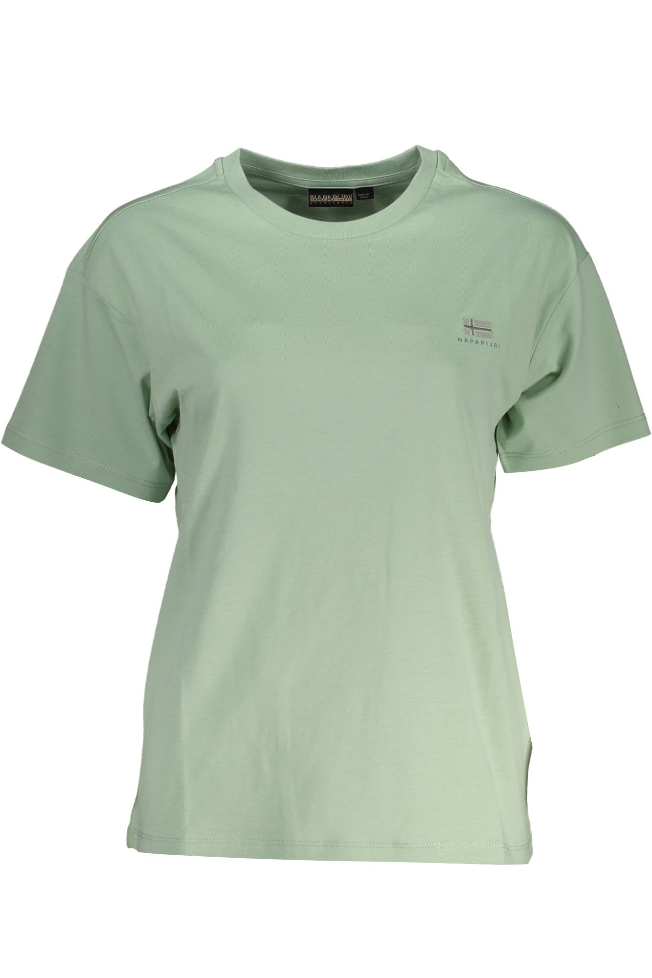 Napapijri Green Cotton Tops & T-Shirt - Fizigo