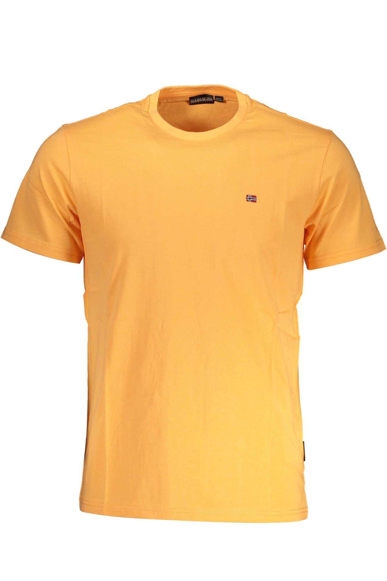 Napapijri Orange Cotton T-Shirt - Fizigo