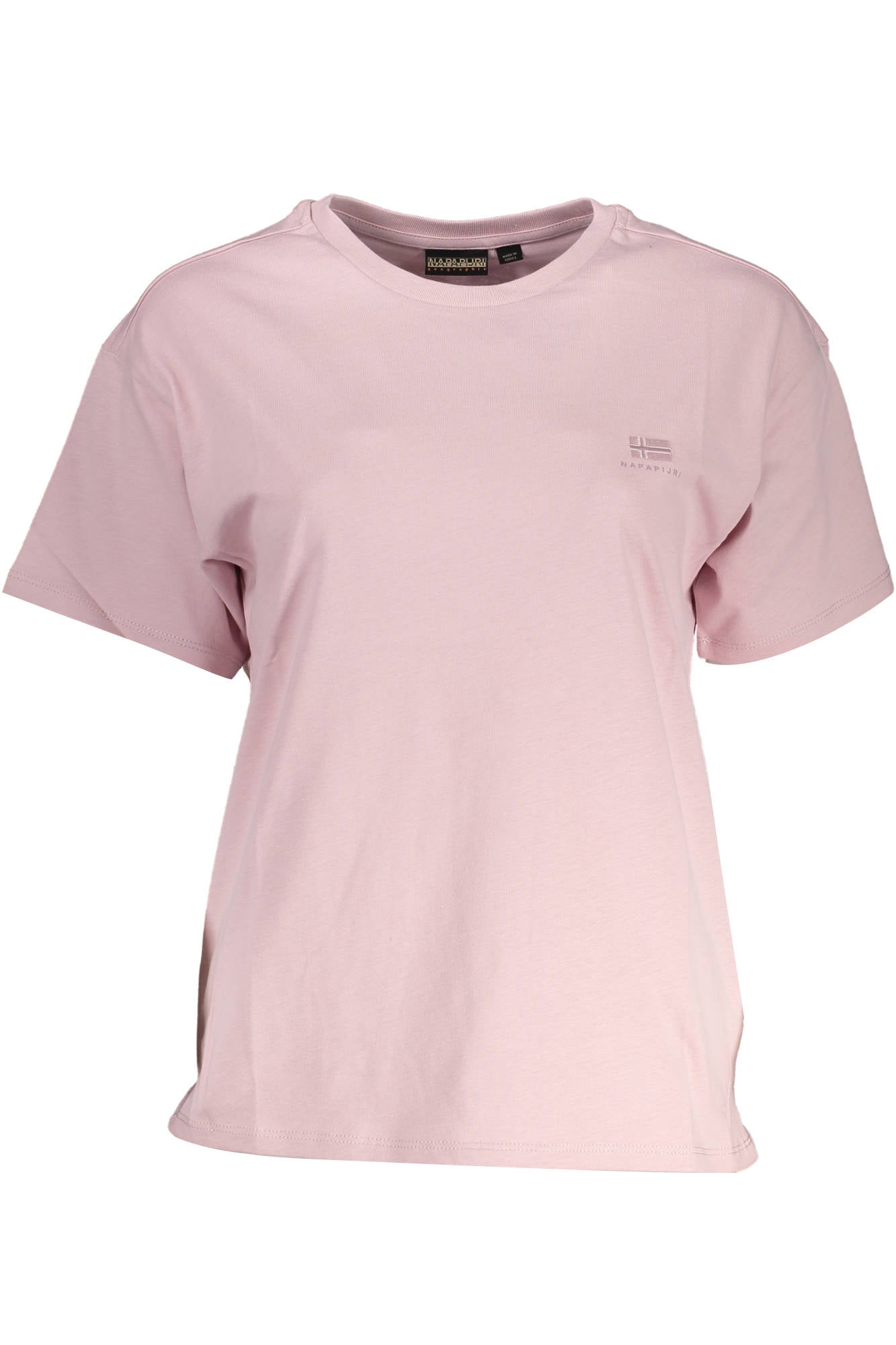 Napapijri Pink Cotton Tops & T-Shirt - Fizigo