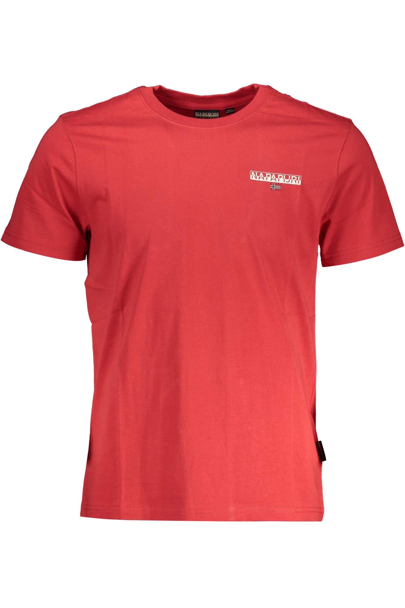 Napapijri Red Cotton T-Shirt - Fizigo