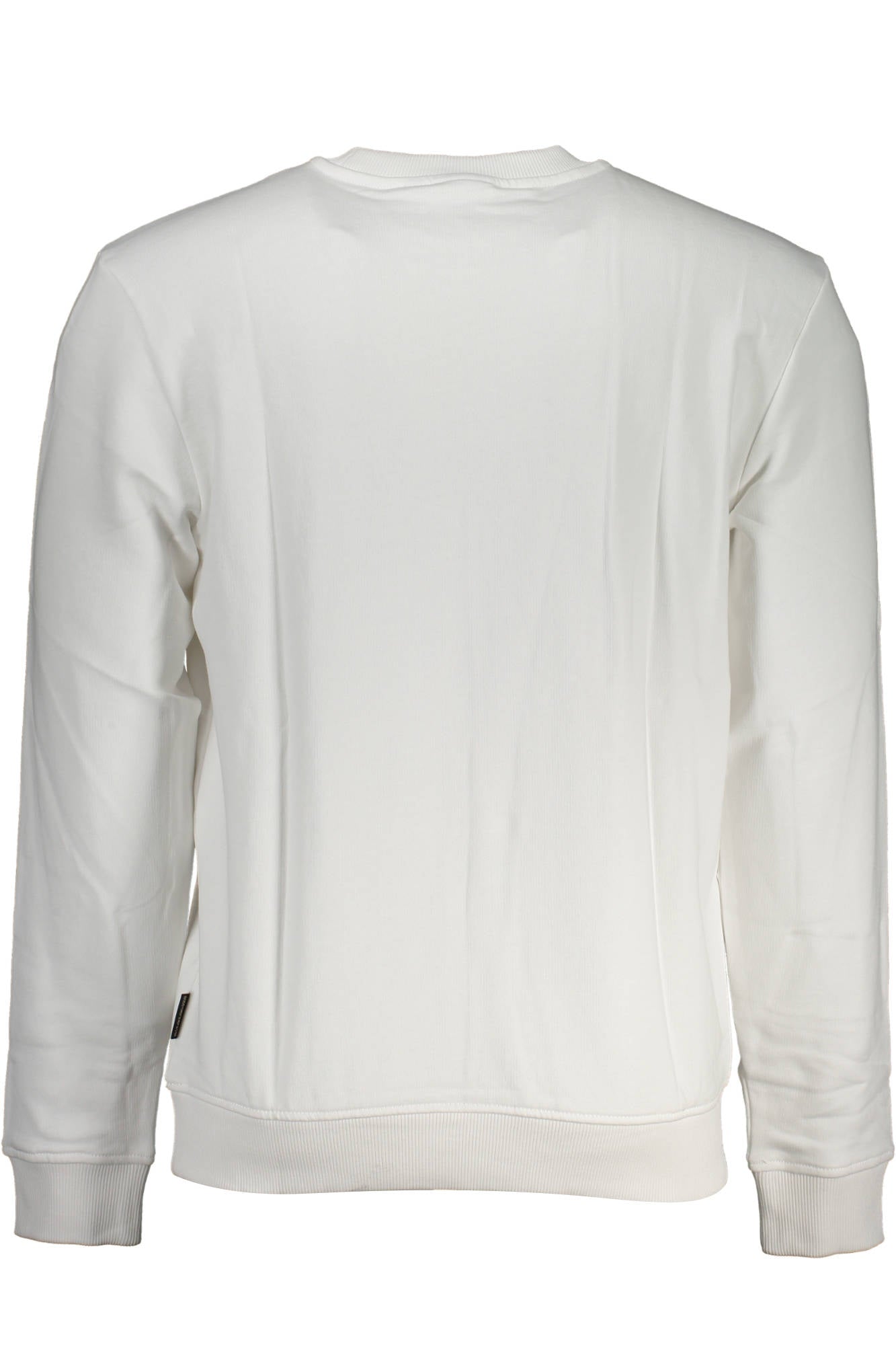 Napapijri White Cotton Sweater - Fizigo