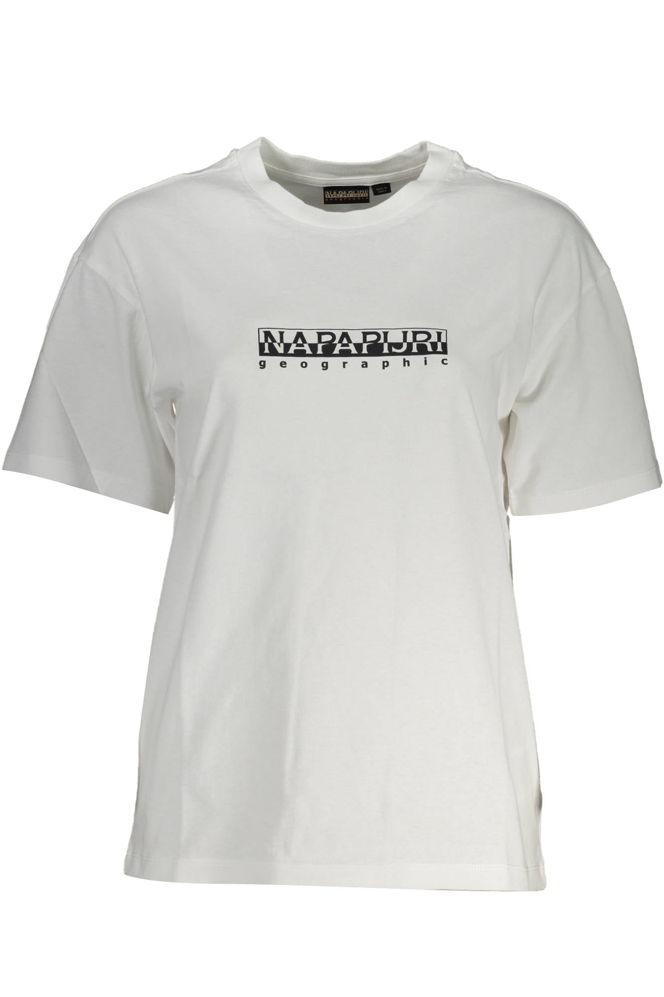 Napapijri White Cotton Tops & T-Shirt - Fizigo