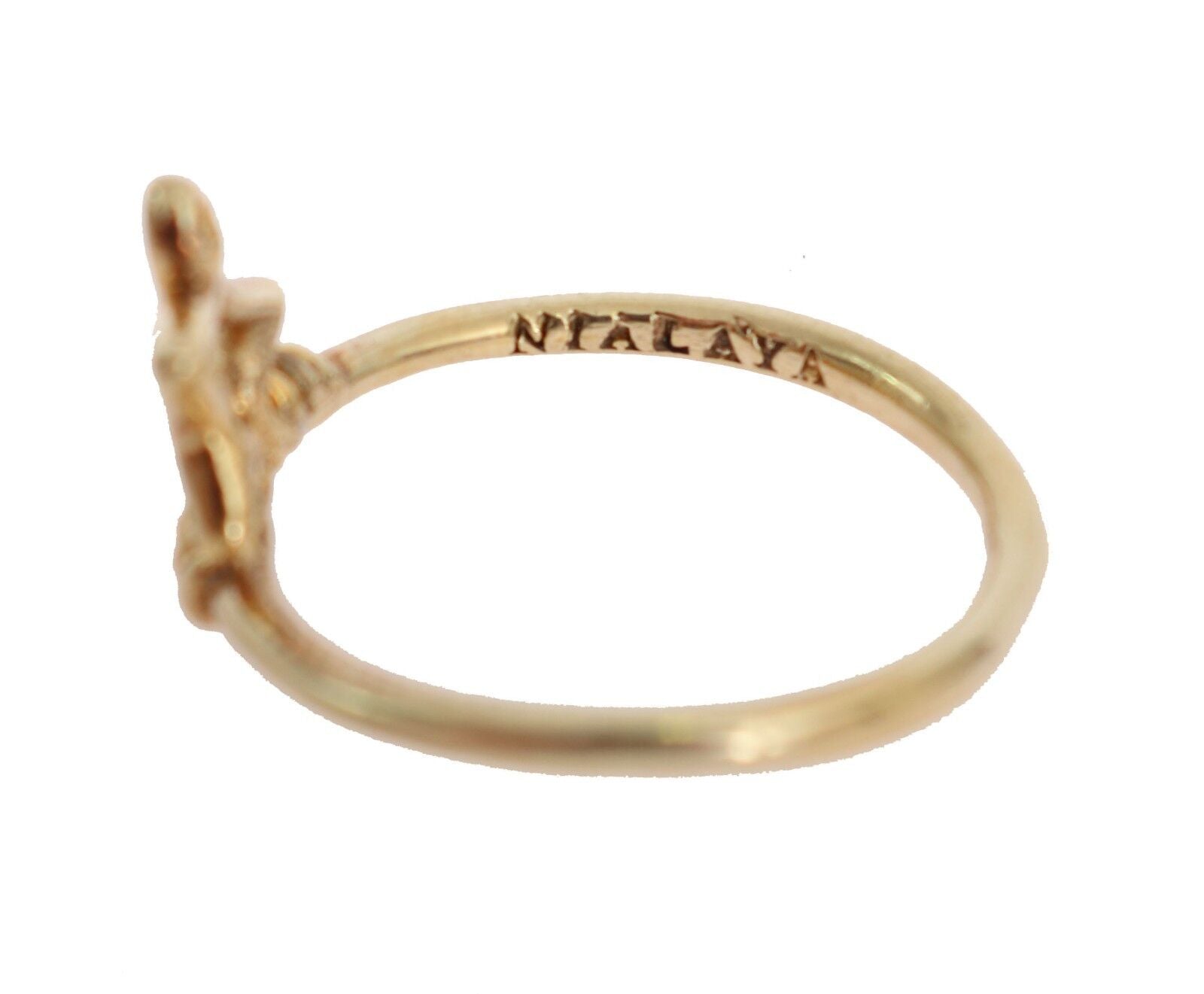 Nialaya Gold 925 Silver Authentic Star Ring - Fizigo