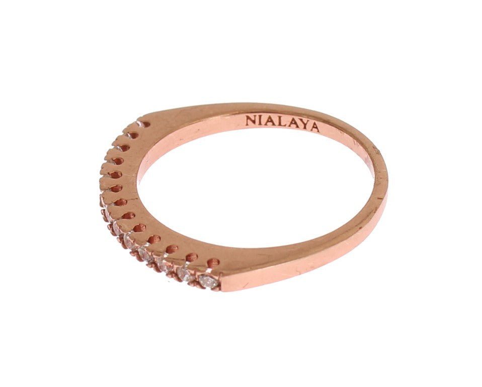 Nialaya Red Gold 925 Silver Ring - Fizigo