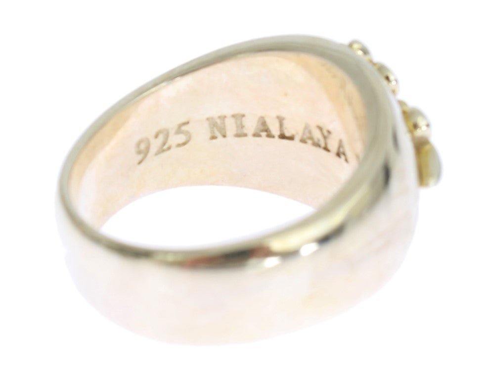 Nialaya Silver Crest 925 Sterling Ring - Fizigo