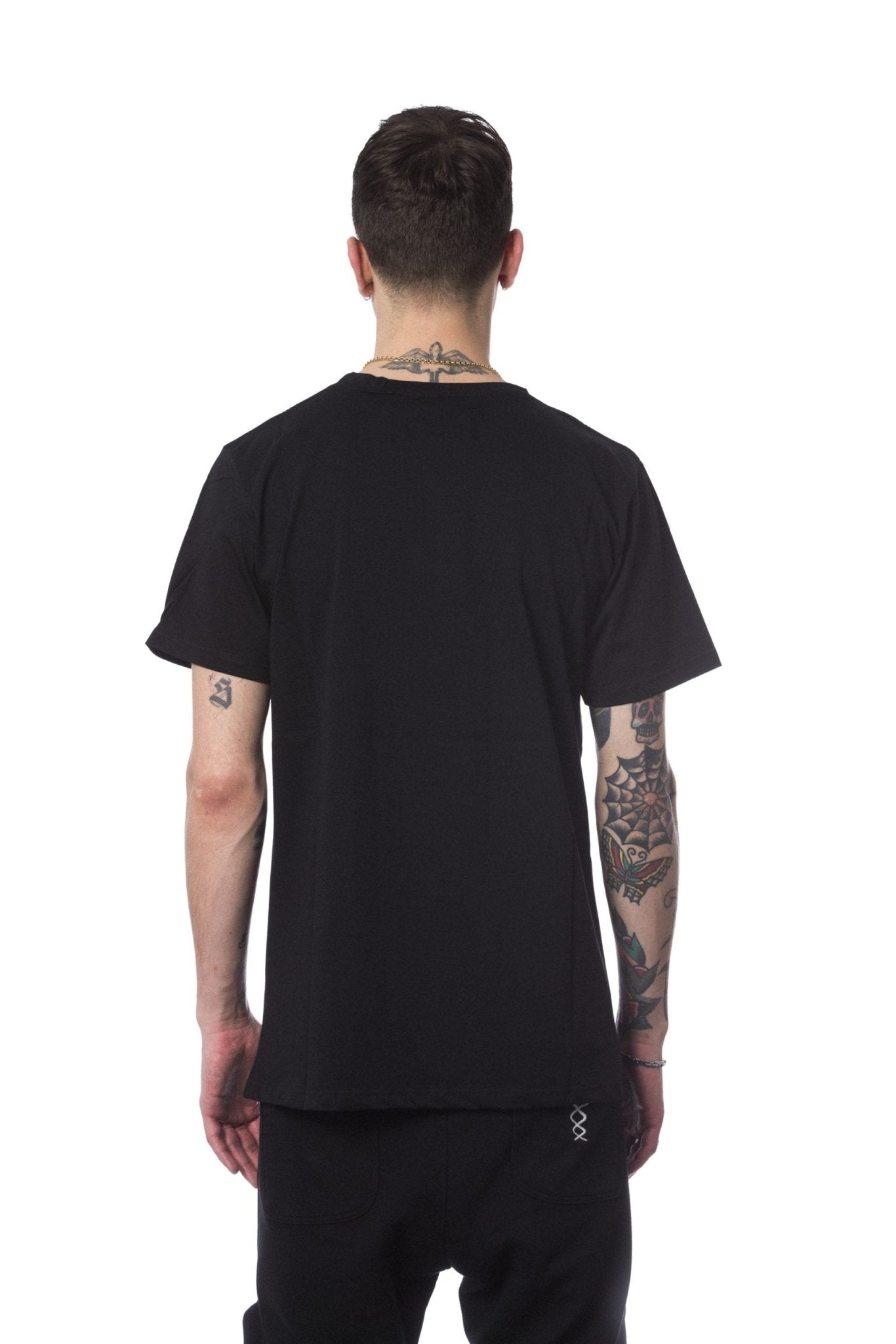 Nicolo Tonetto Black Cotton T-Shirt - Fizigo