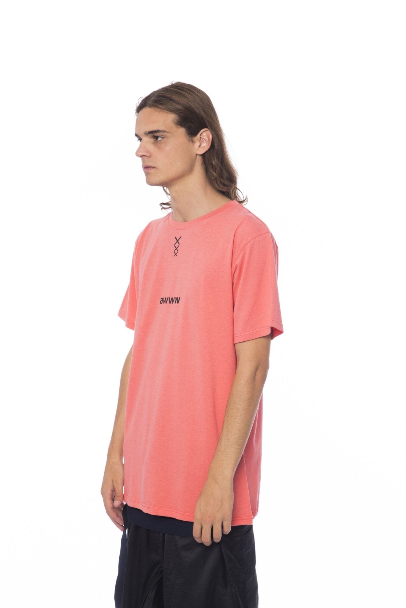 Nicolo Tonetto Pink Cotton T-Shirt - Fizigo