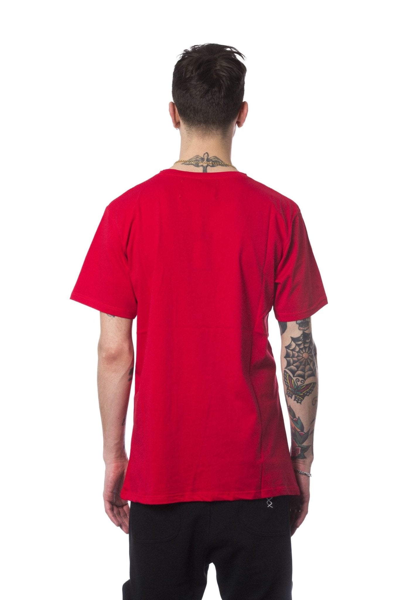 Nicolo Tonetto Red Cotton T-Shirt - Fizigo