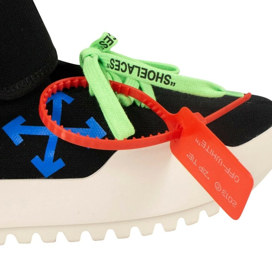Off-White Black Polyamide Sneaker - Fizigo