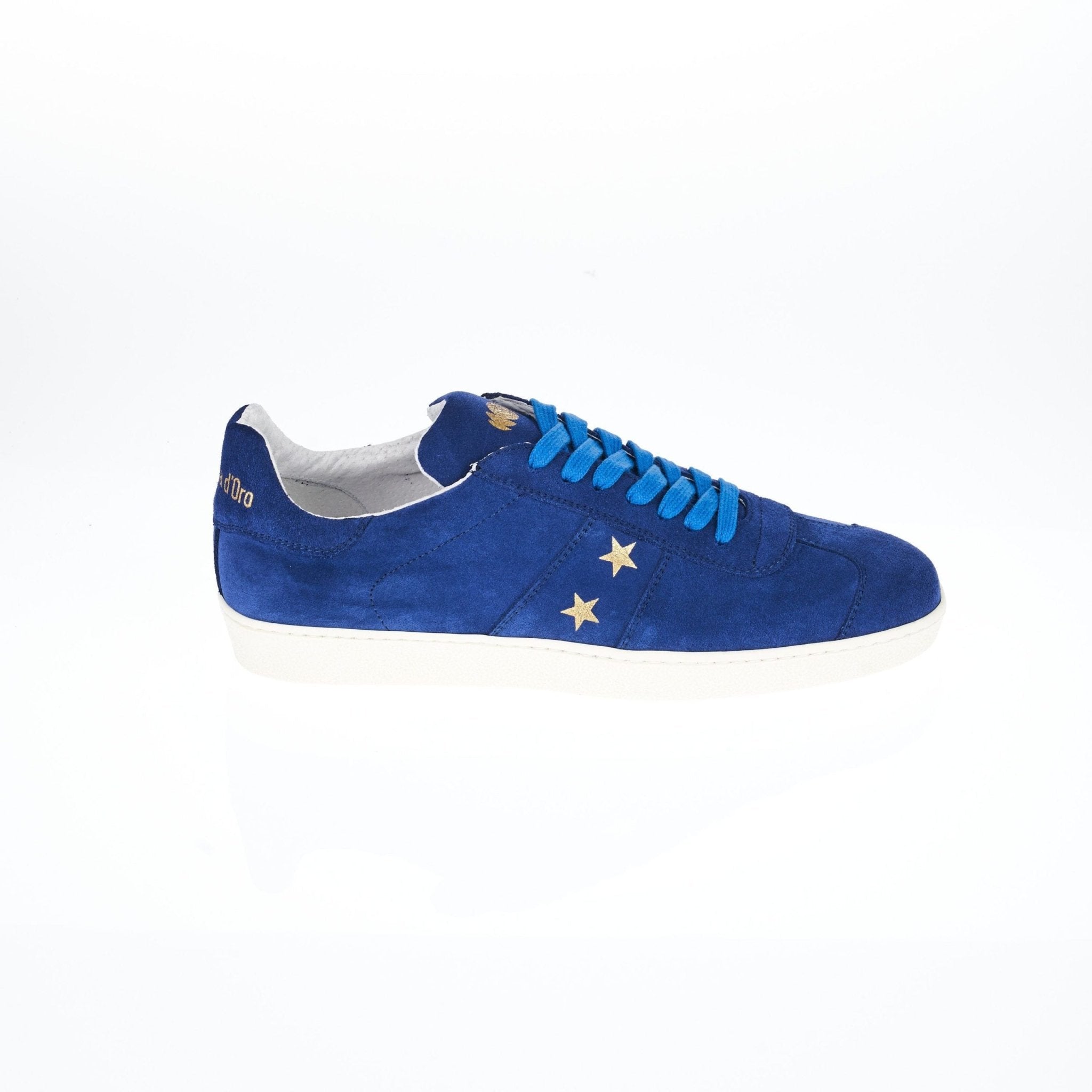 Pantofola D'Oro Blue Leather Sneaker - Fizigo
