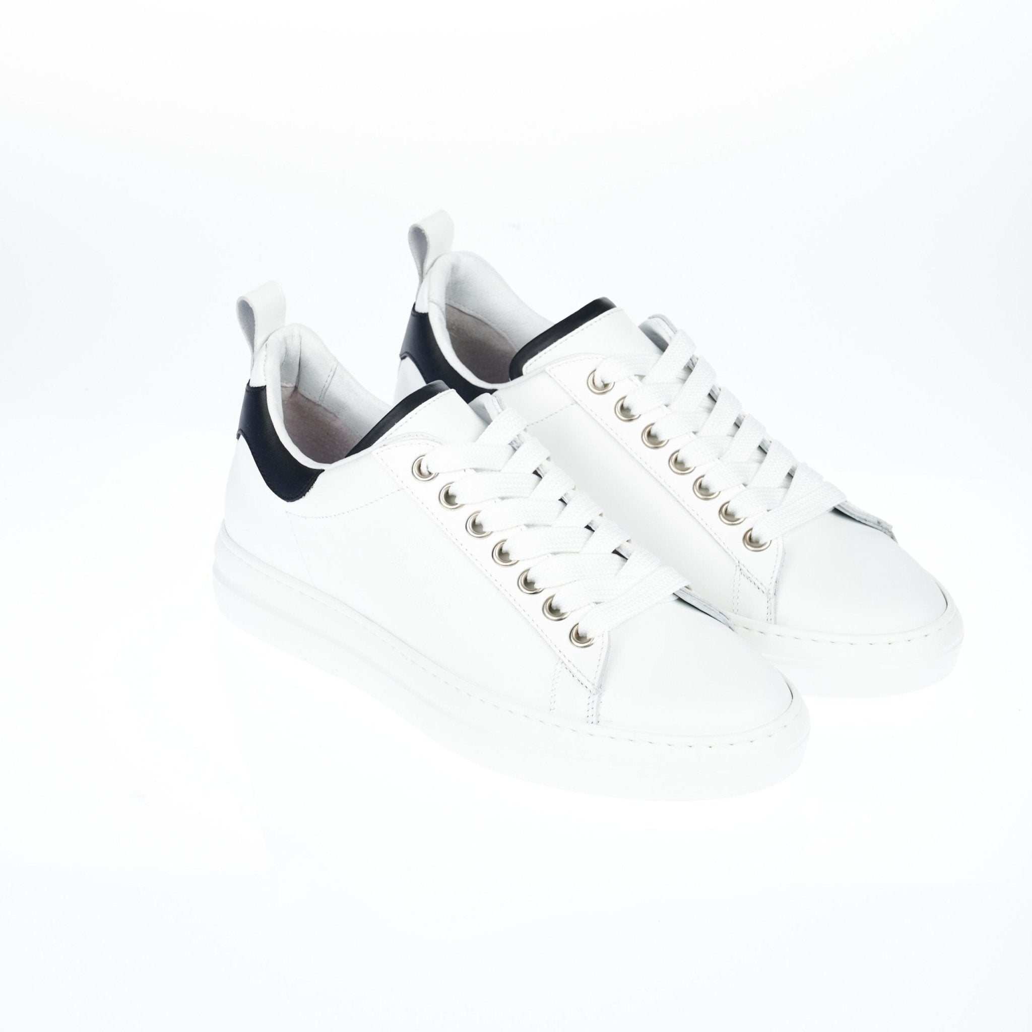 Pantofola D'Oro White Leather Sneaker - Fizigo
