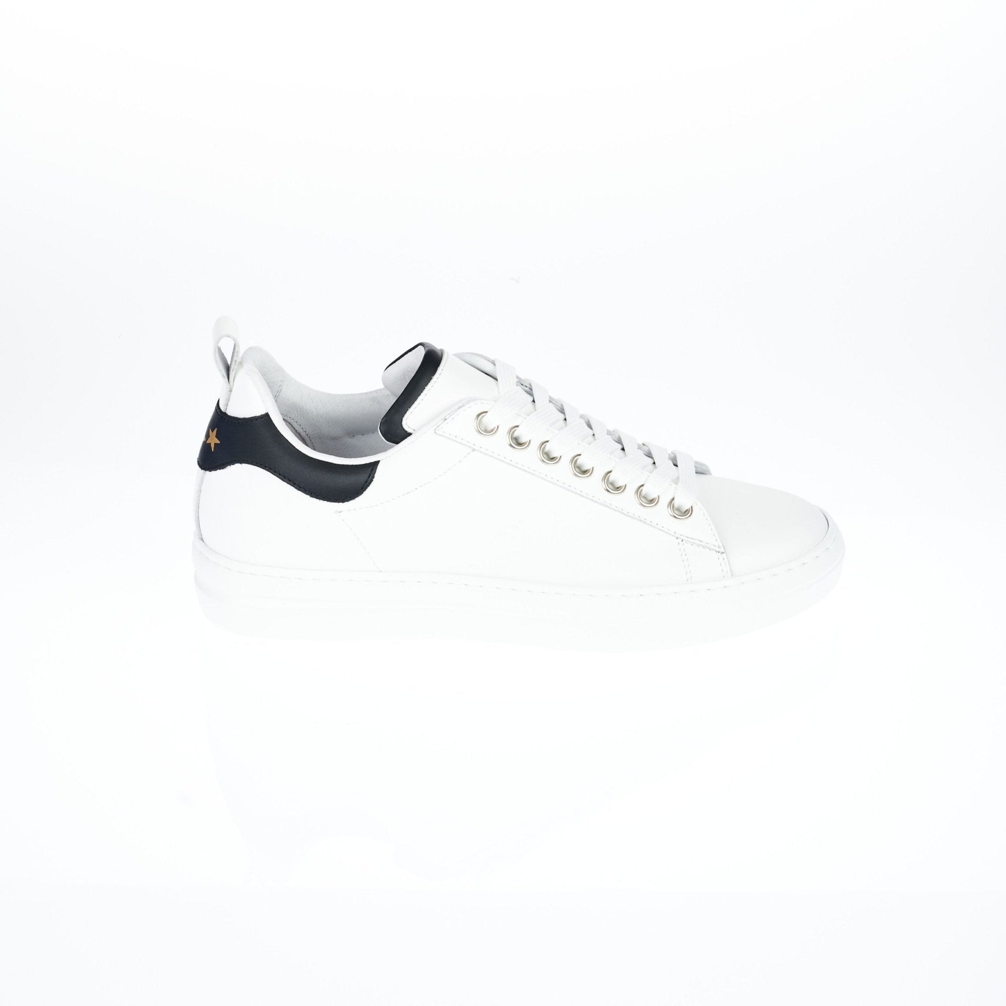 Pantofola D'Oro White Leather Sneaker - Fizigo
