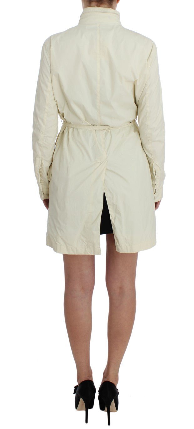 P.A.R.O.S.H. Beige Weather Proof Trench Jacket Coat - Fizigo