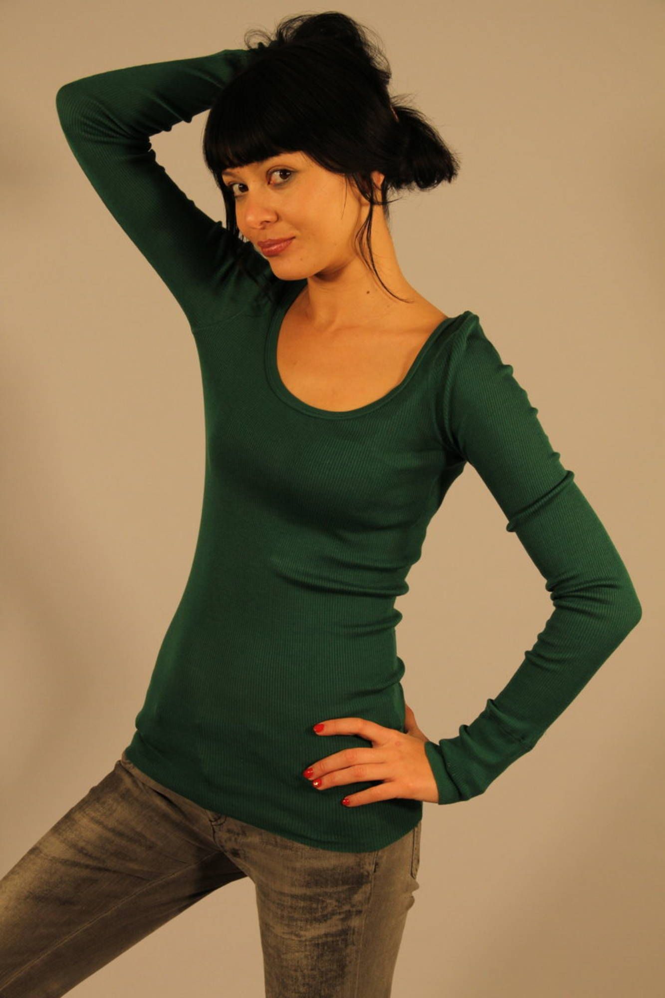Patrizia Pepe Green Sweater - Fizigo
