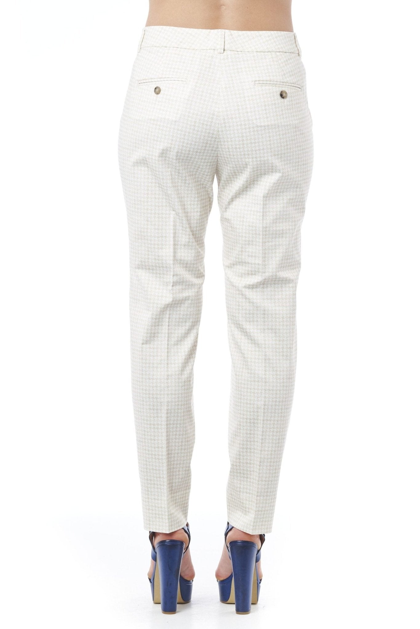 Peserico Beige Cotton Jeans & Pant - Fizigo