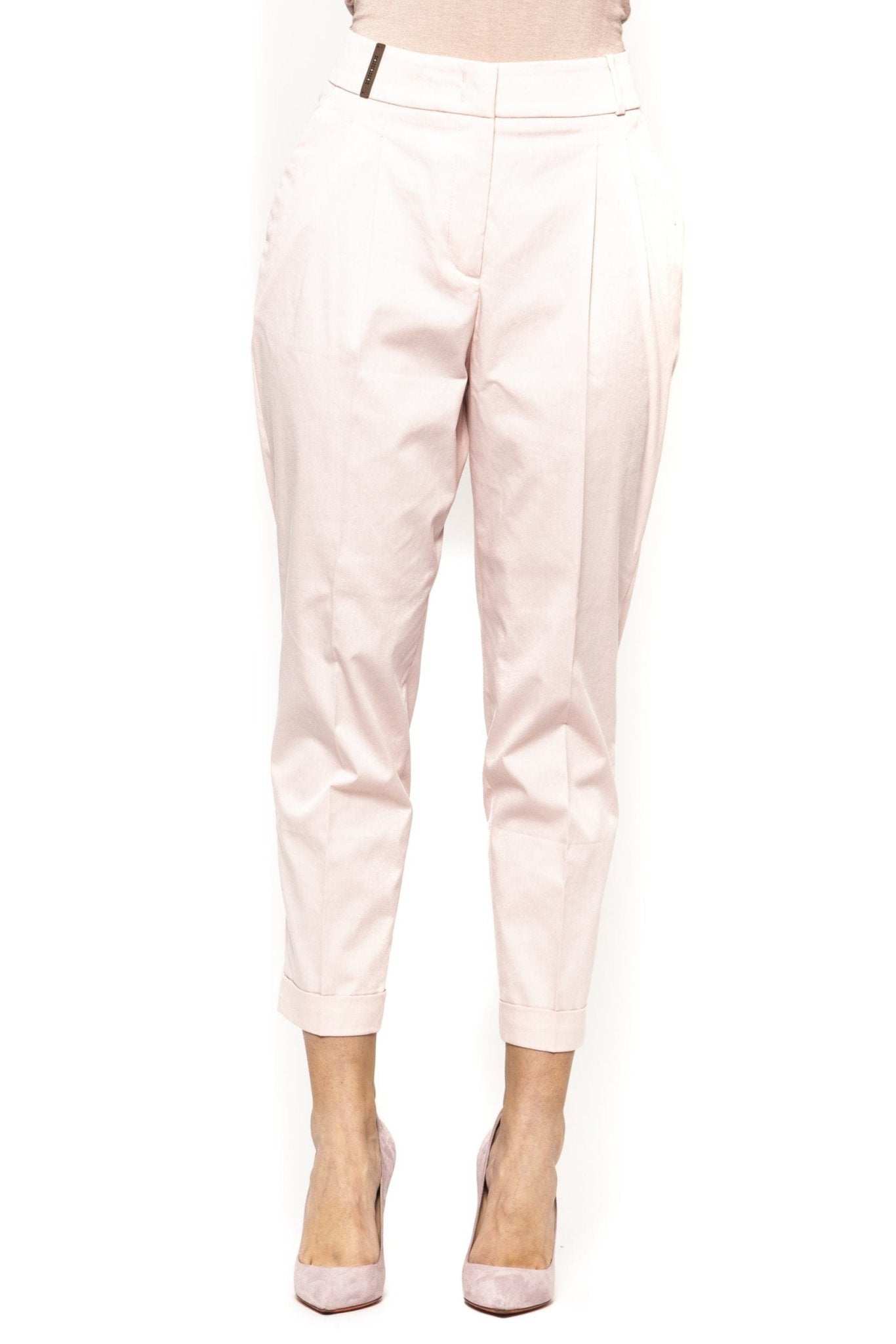 Peserico Pink Cotton Jeans & Pant - Fizigo