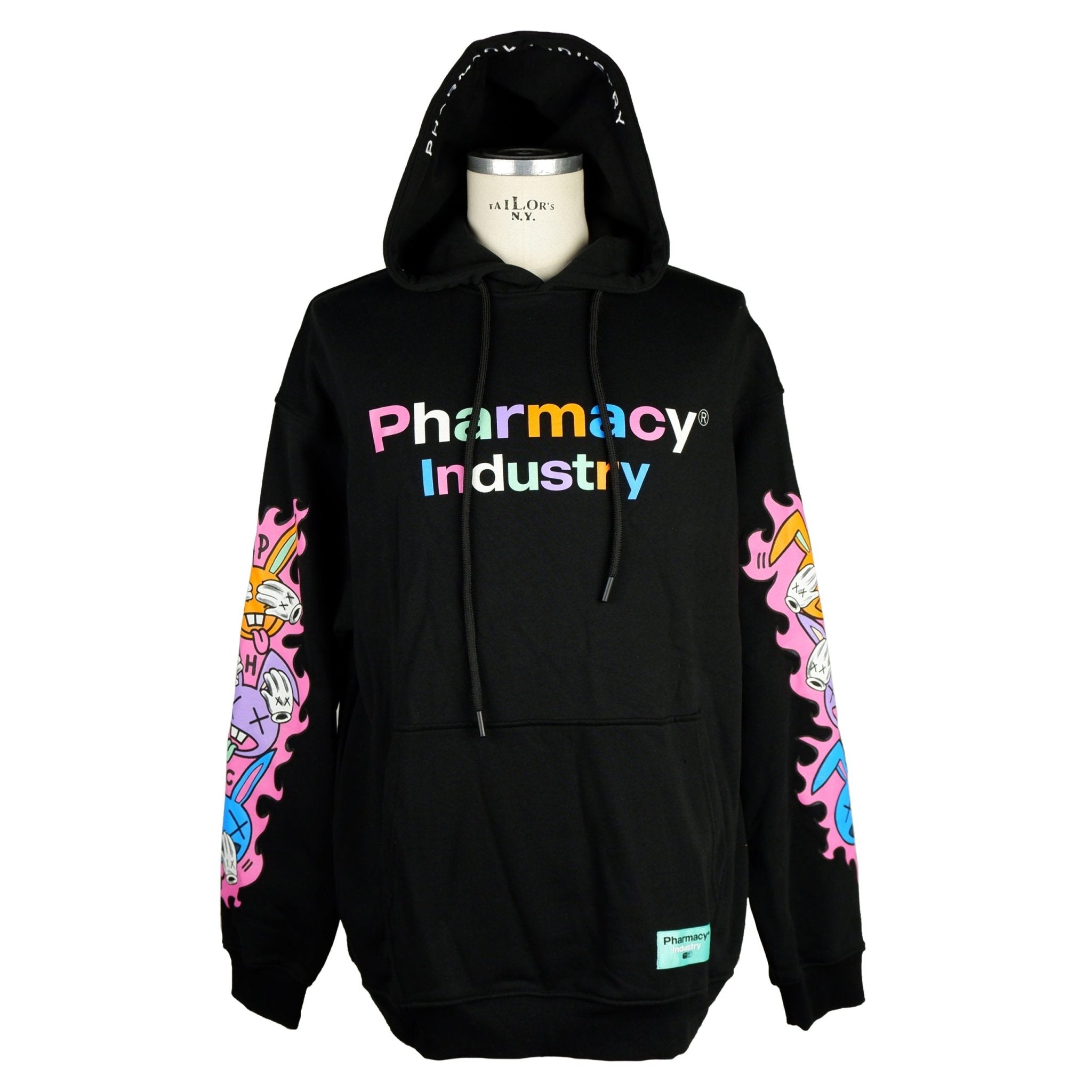 Pharmacy Industry Black Cotton Sweater - Fizigo