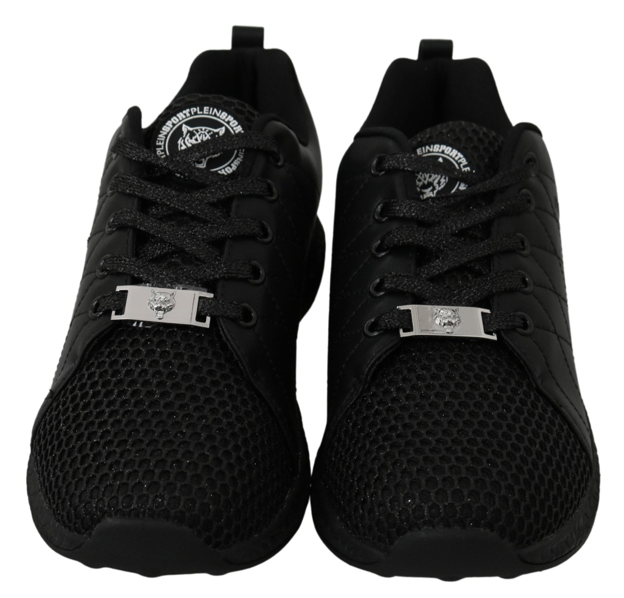 Philipp Plein Black Casual Running Sneakers Shoes - Fizigo