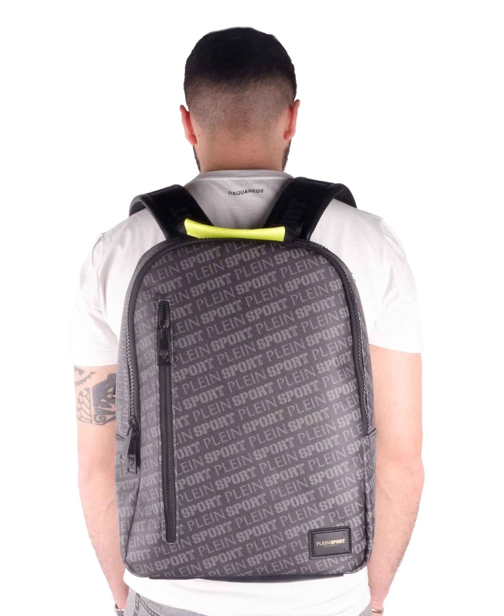 Plein Sport Black Polyamide Backpack - Fizigo
