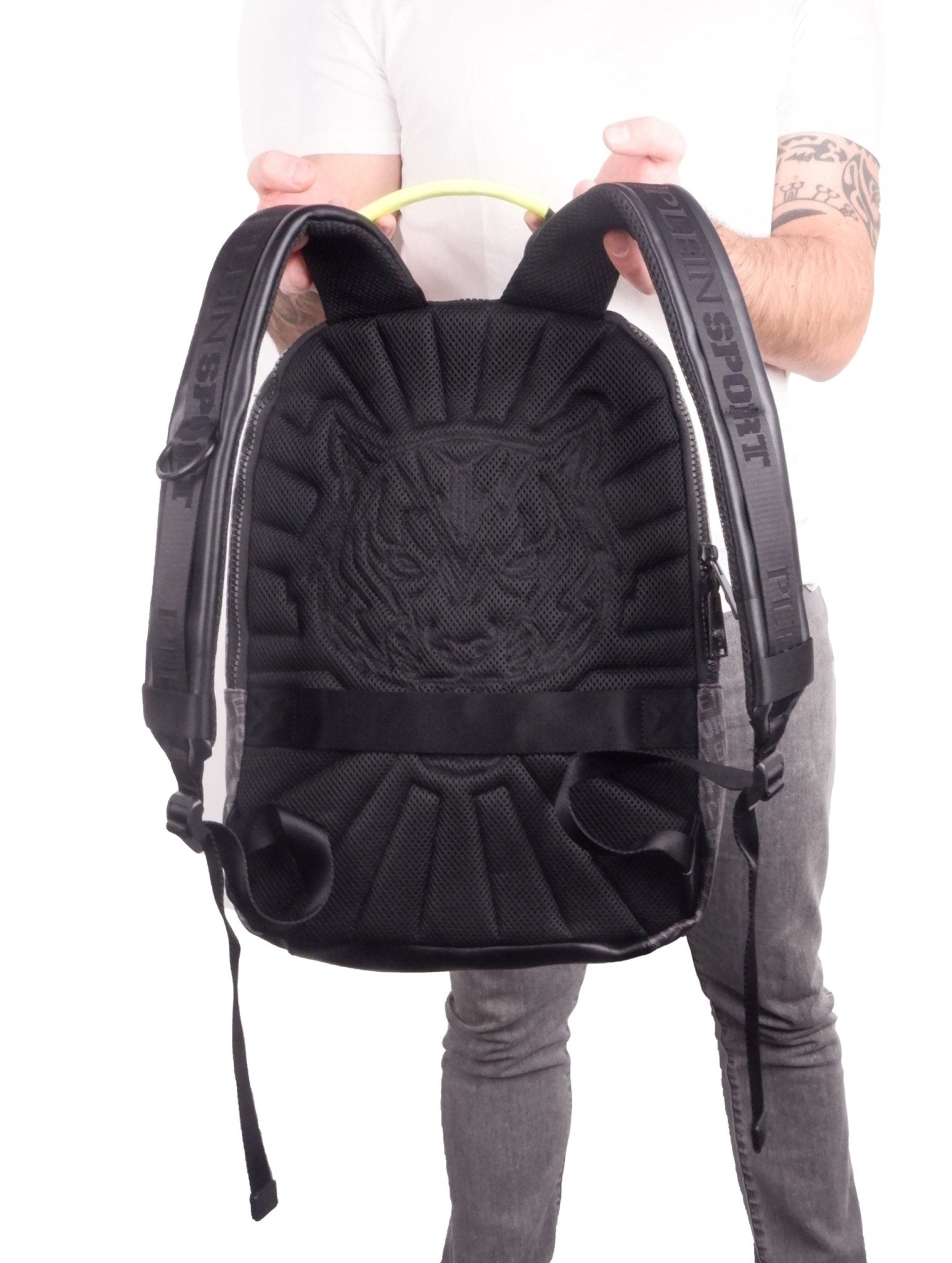 Plein Sport Black Polyamide Backpack - Fizigo